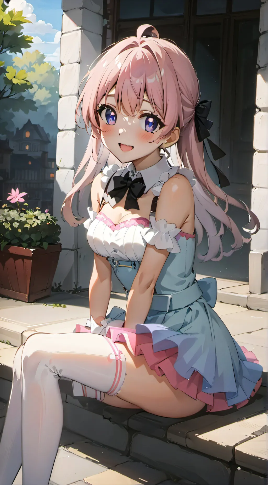 ai character: Lilly background