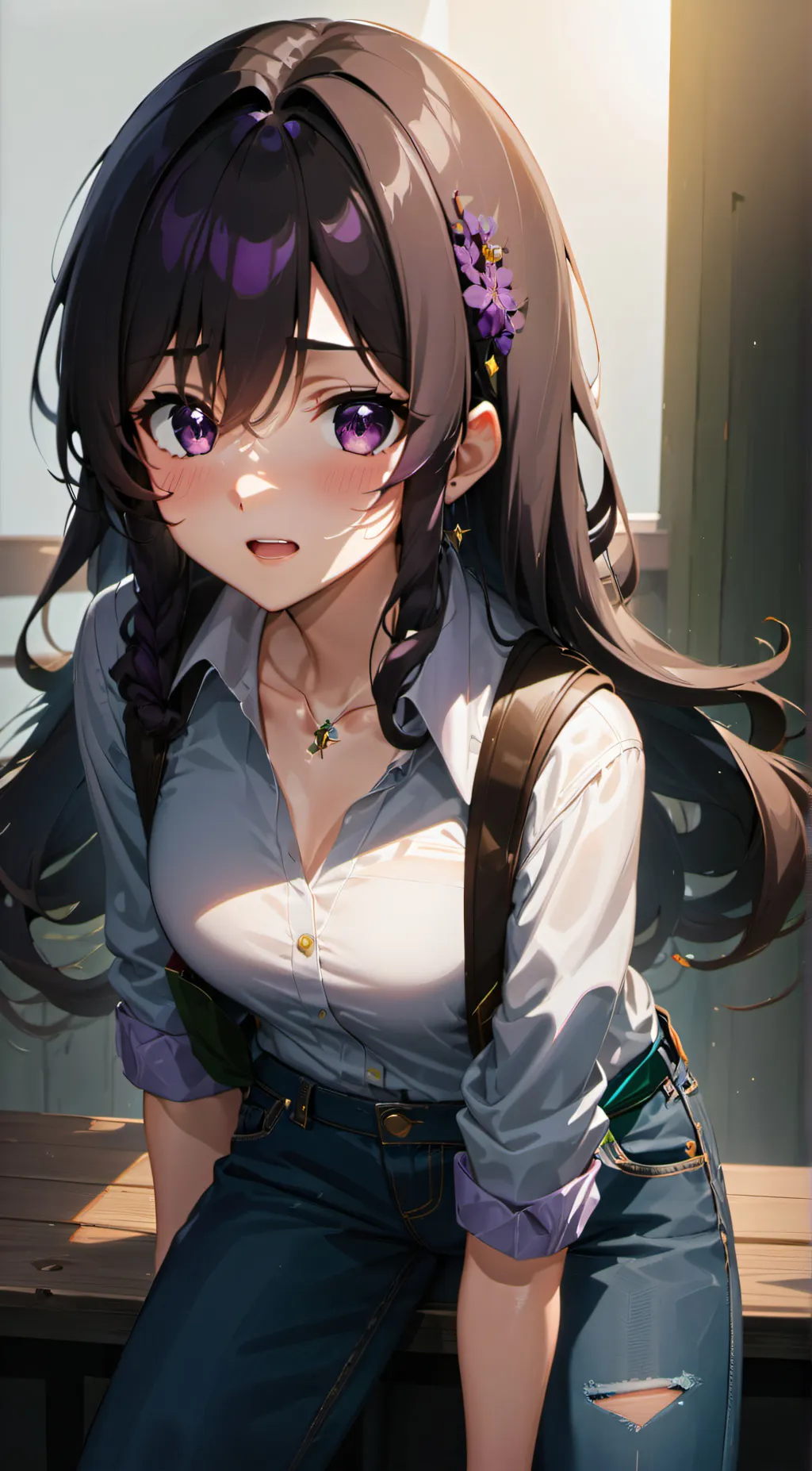 ai character: Sarah background