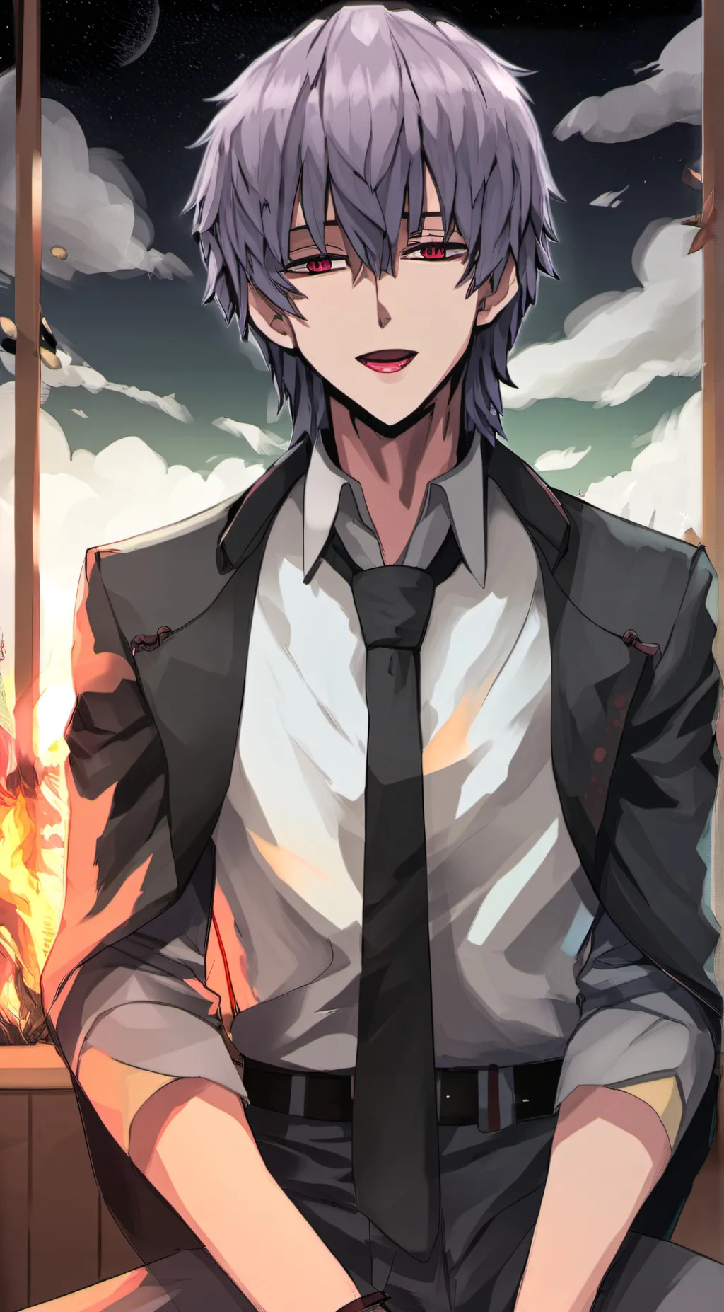 ai character: Rindou Haitani  background