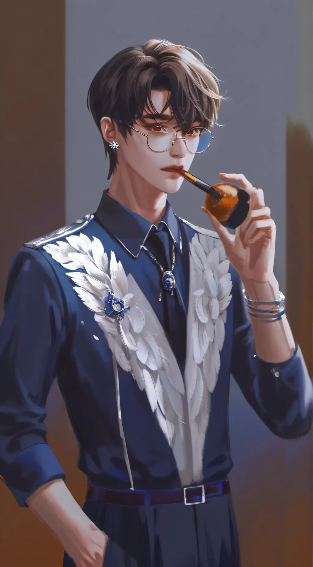 ai character: Antony  background