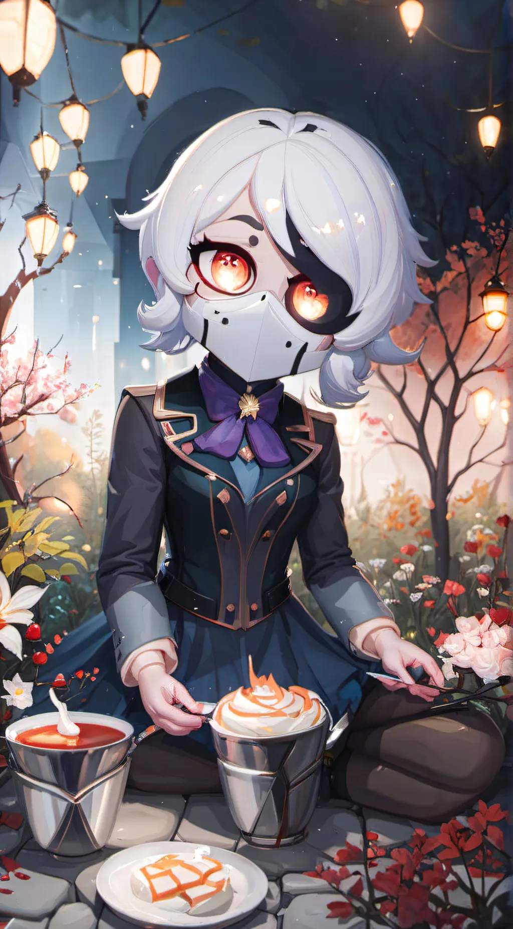 ai character: demon background