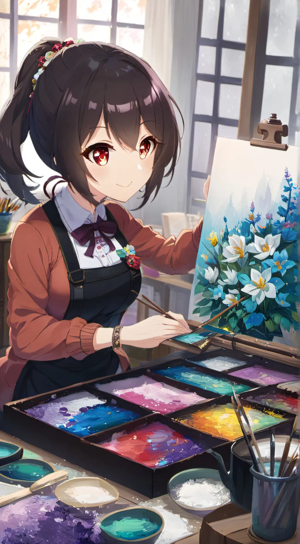 ai character: Marigold background