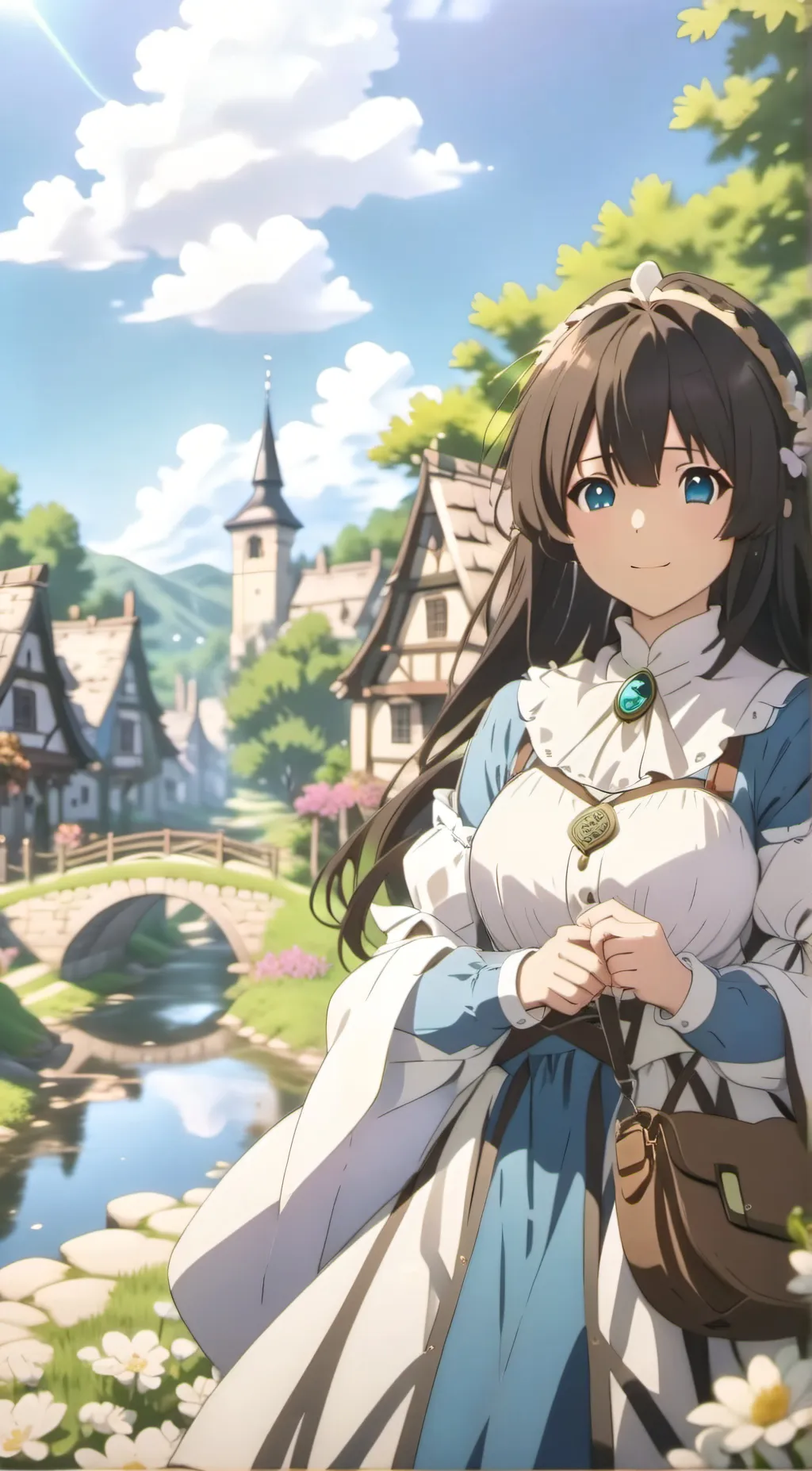 ai character: Isekai World background