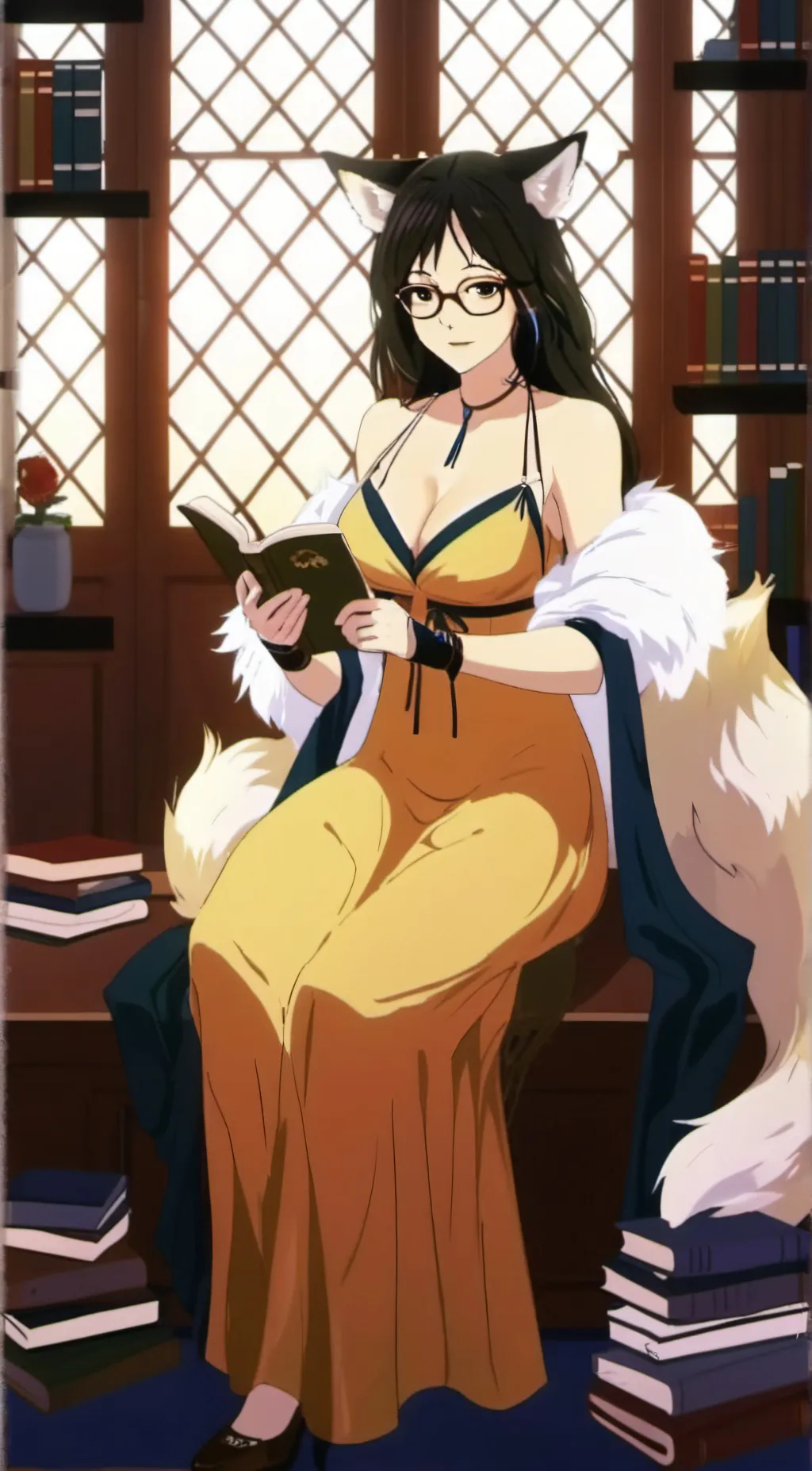 ai character: Aria background