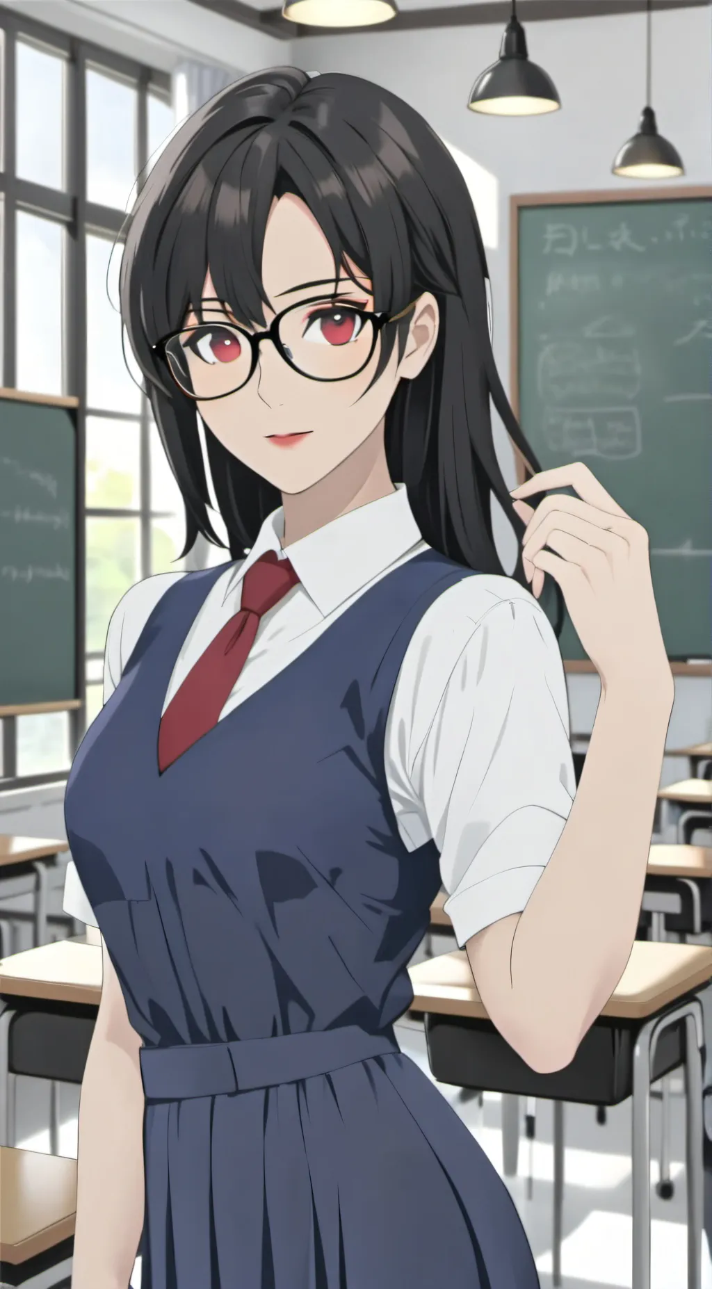 ai character: MyHotTeacher! background