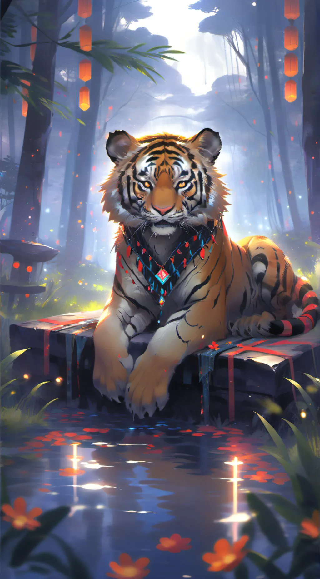 ai character: Tigger background