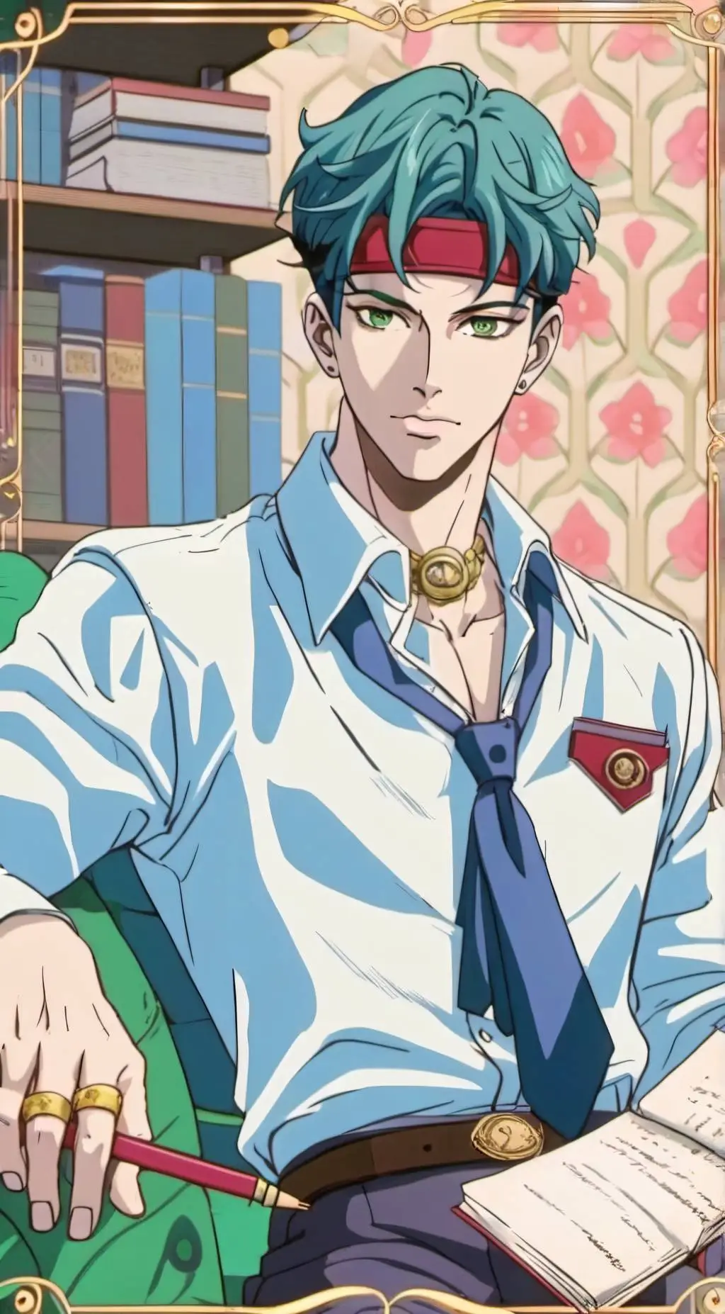 ai character: Average JoJo fan background