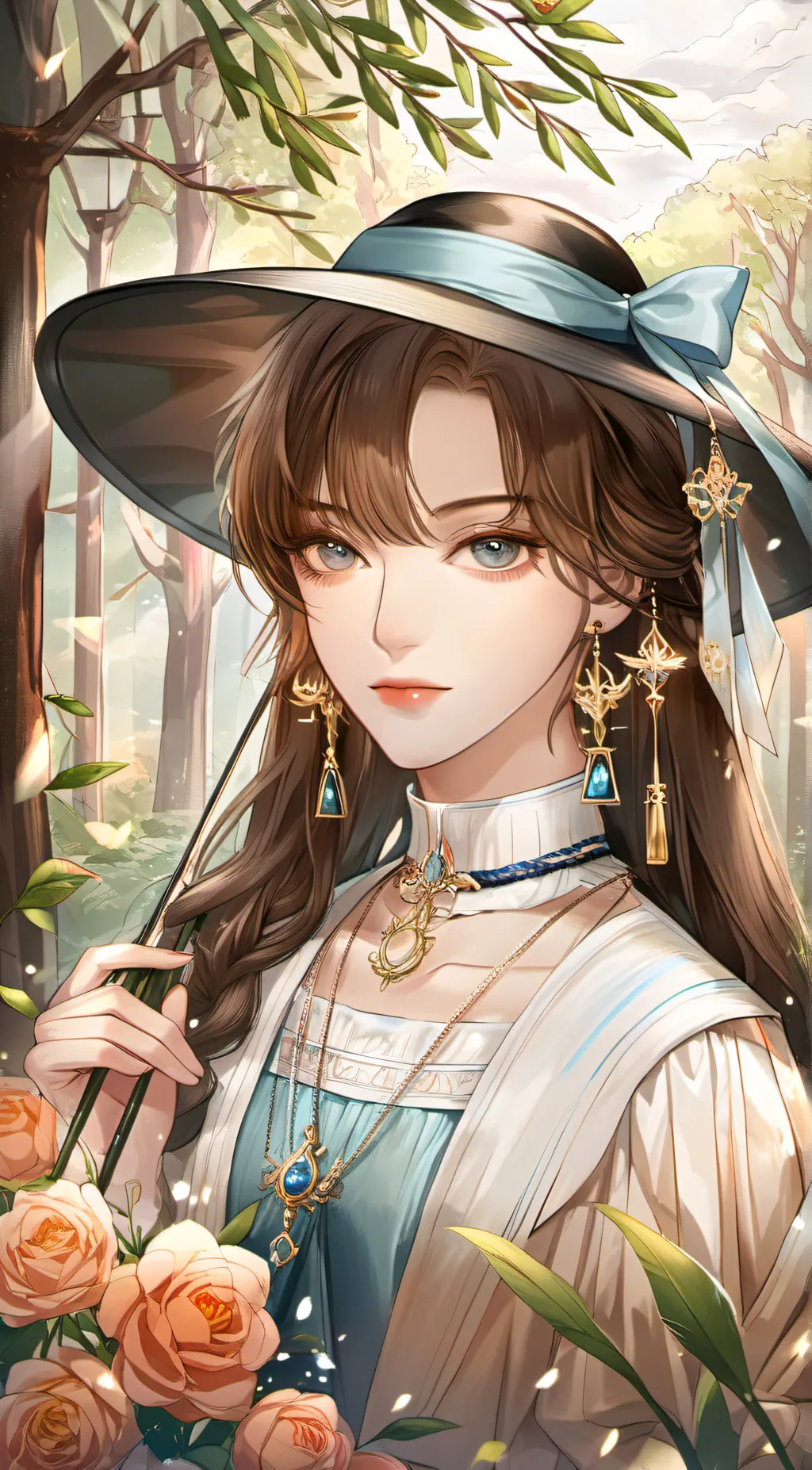 ai character: pencil background