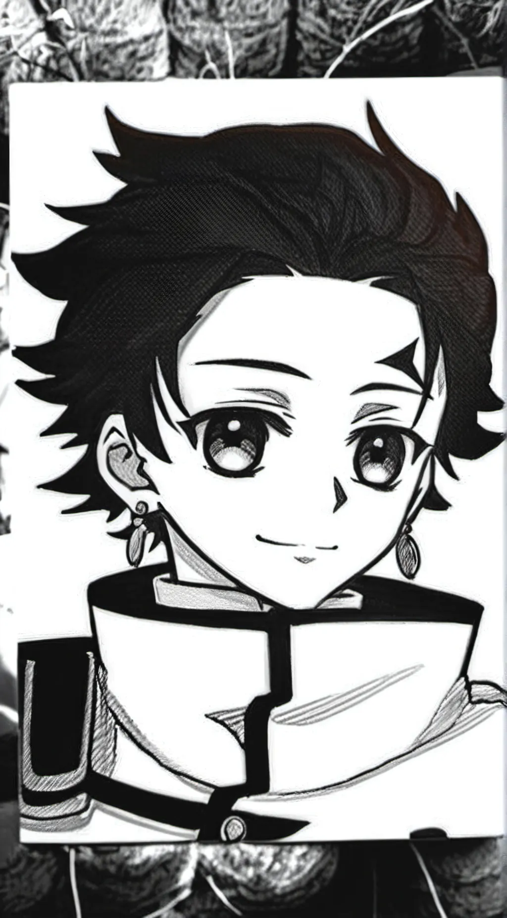 ai character: Tanjiro(manga) background