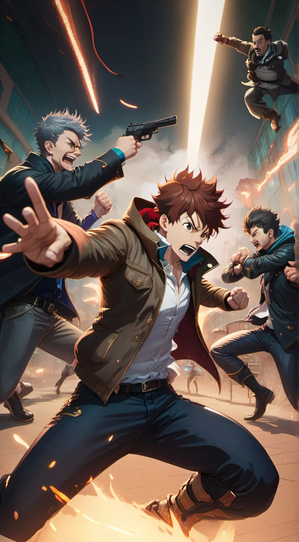 ai character: War of Tokyo background