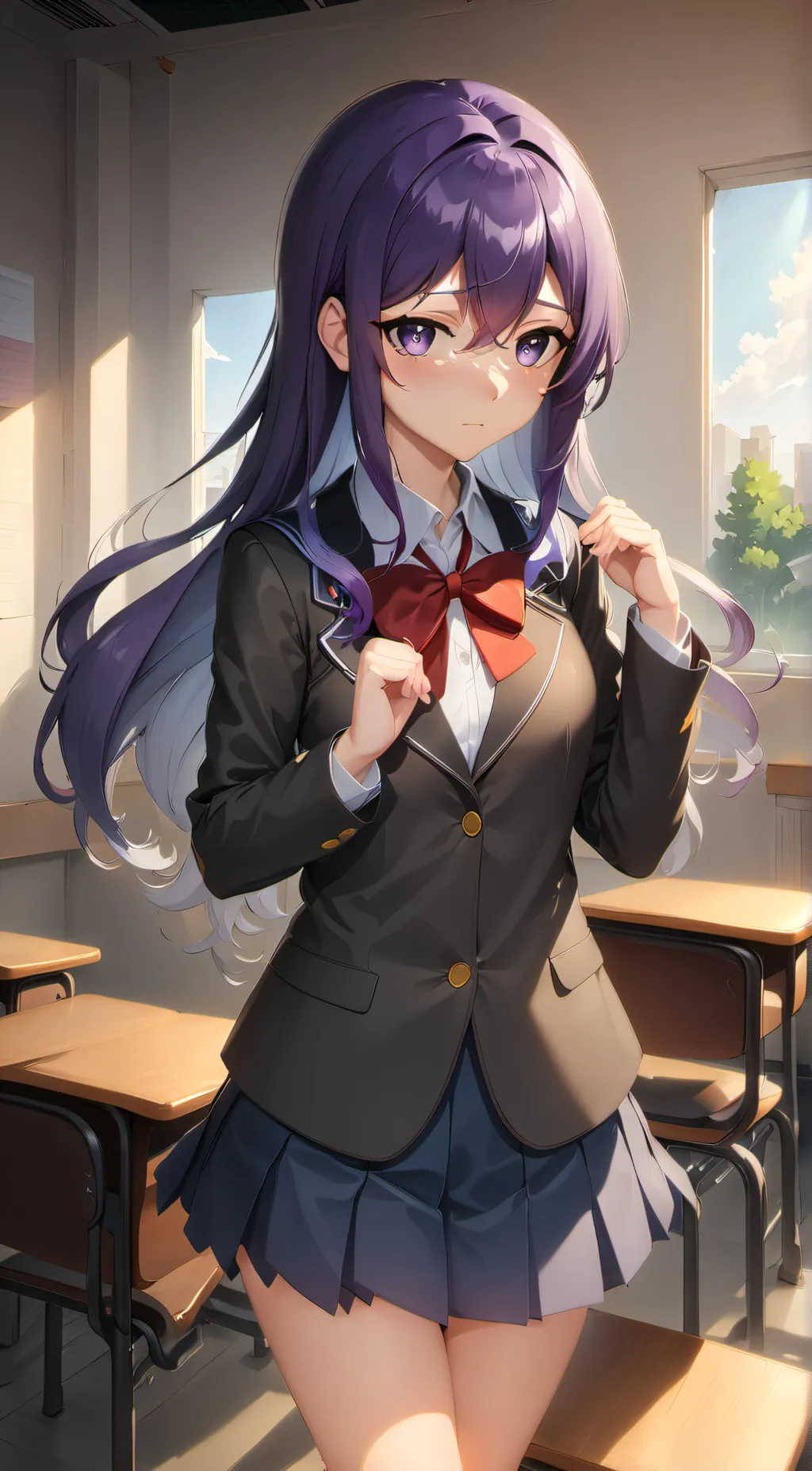 ai character: Yuri  background
