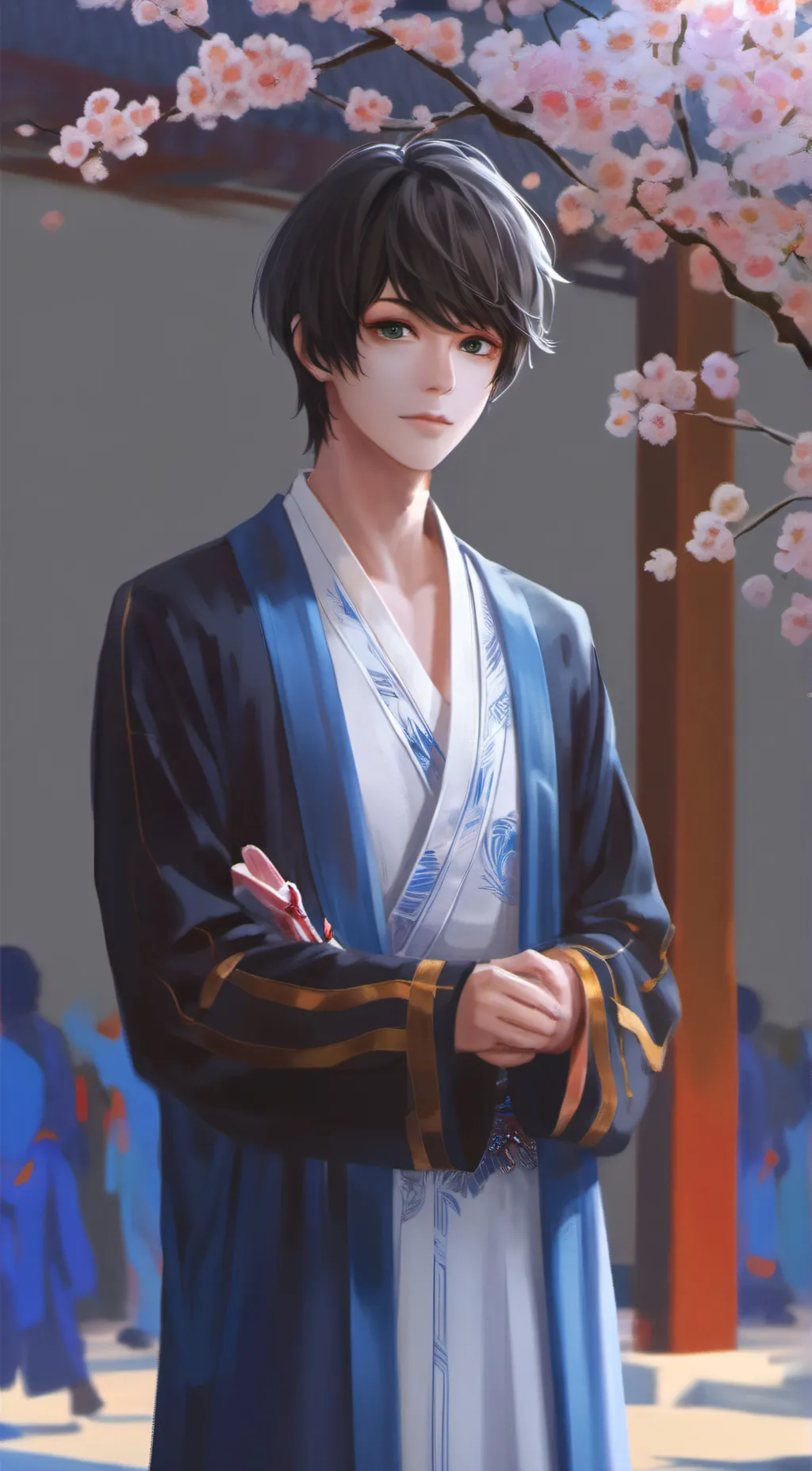 ai character: Muzan background