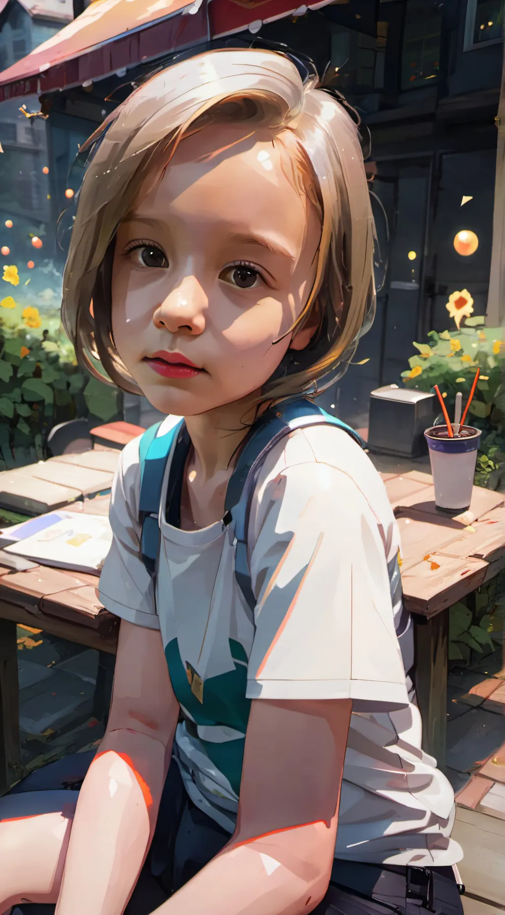 ai character: Sasha background