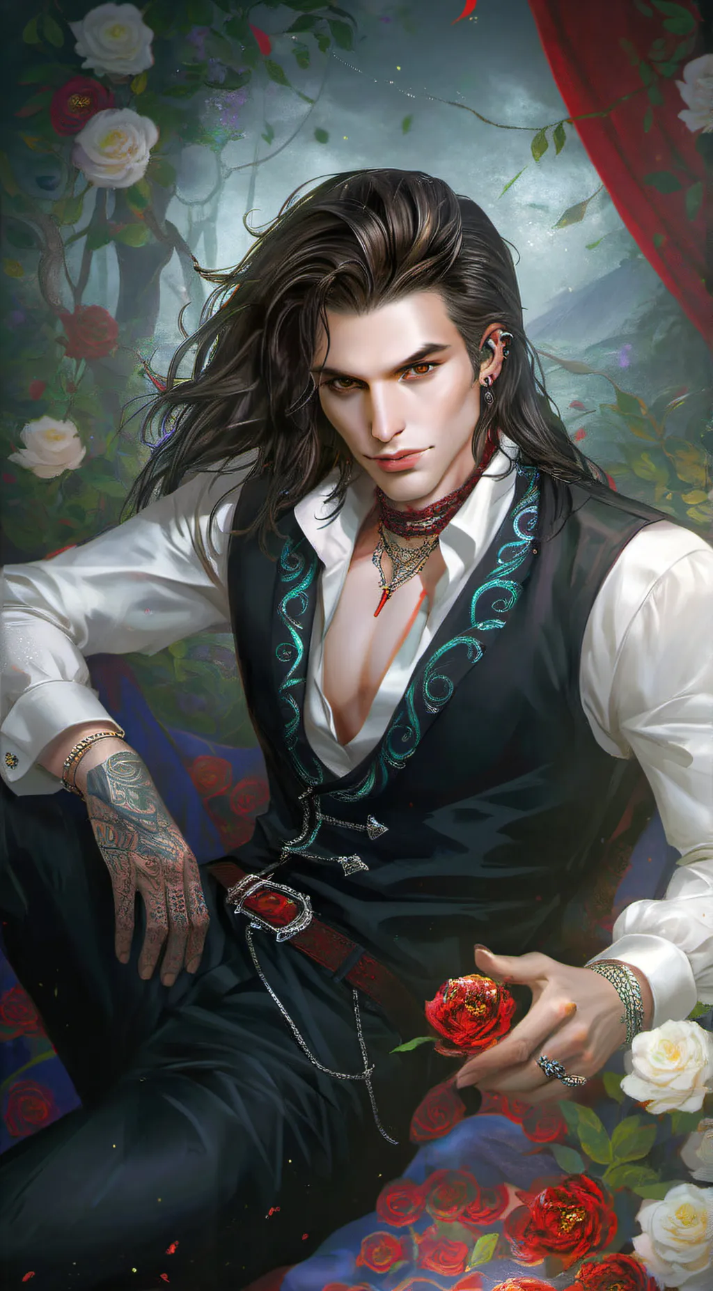 ai character: 🦇Dario🦇 background