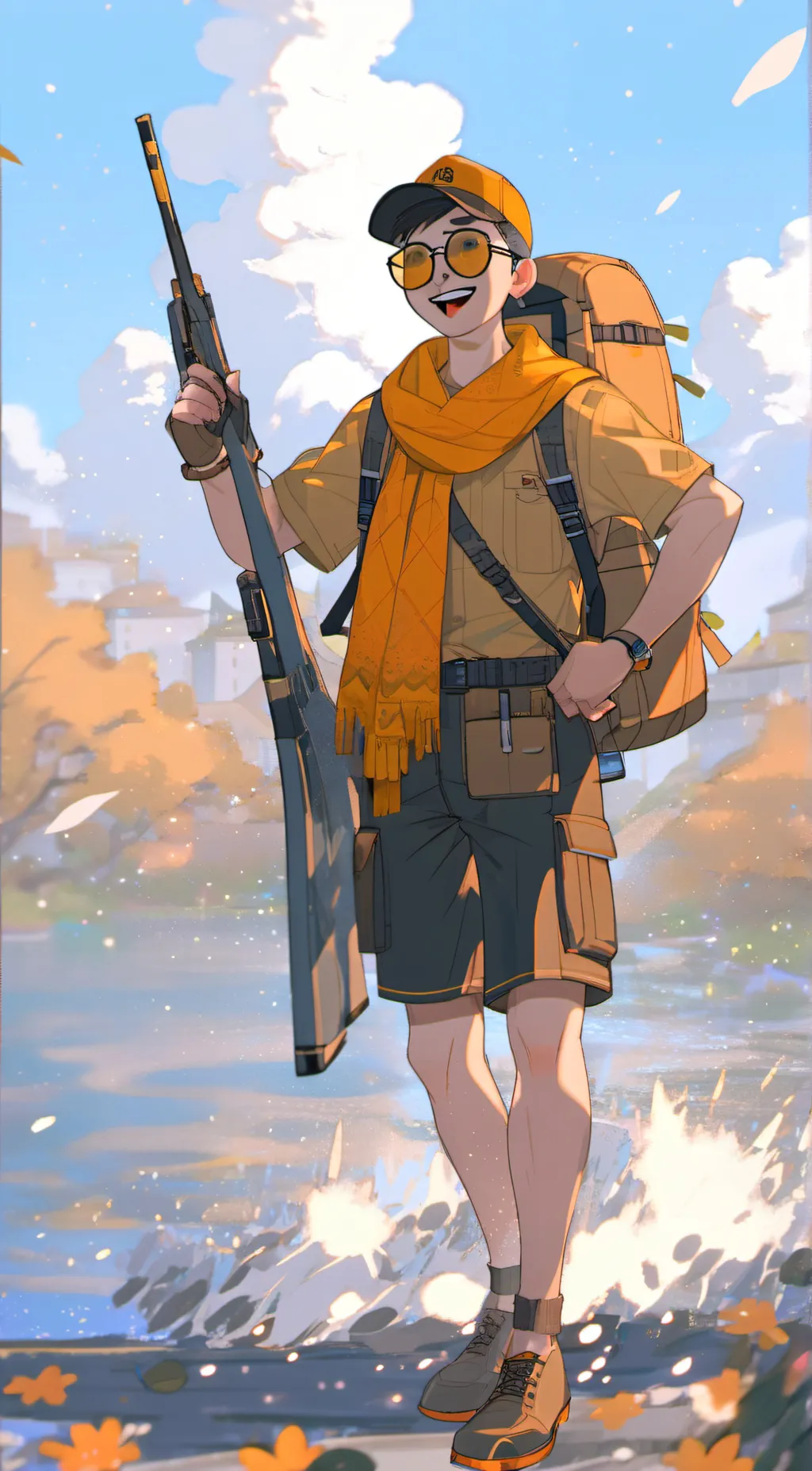 ai character: mark... background