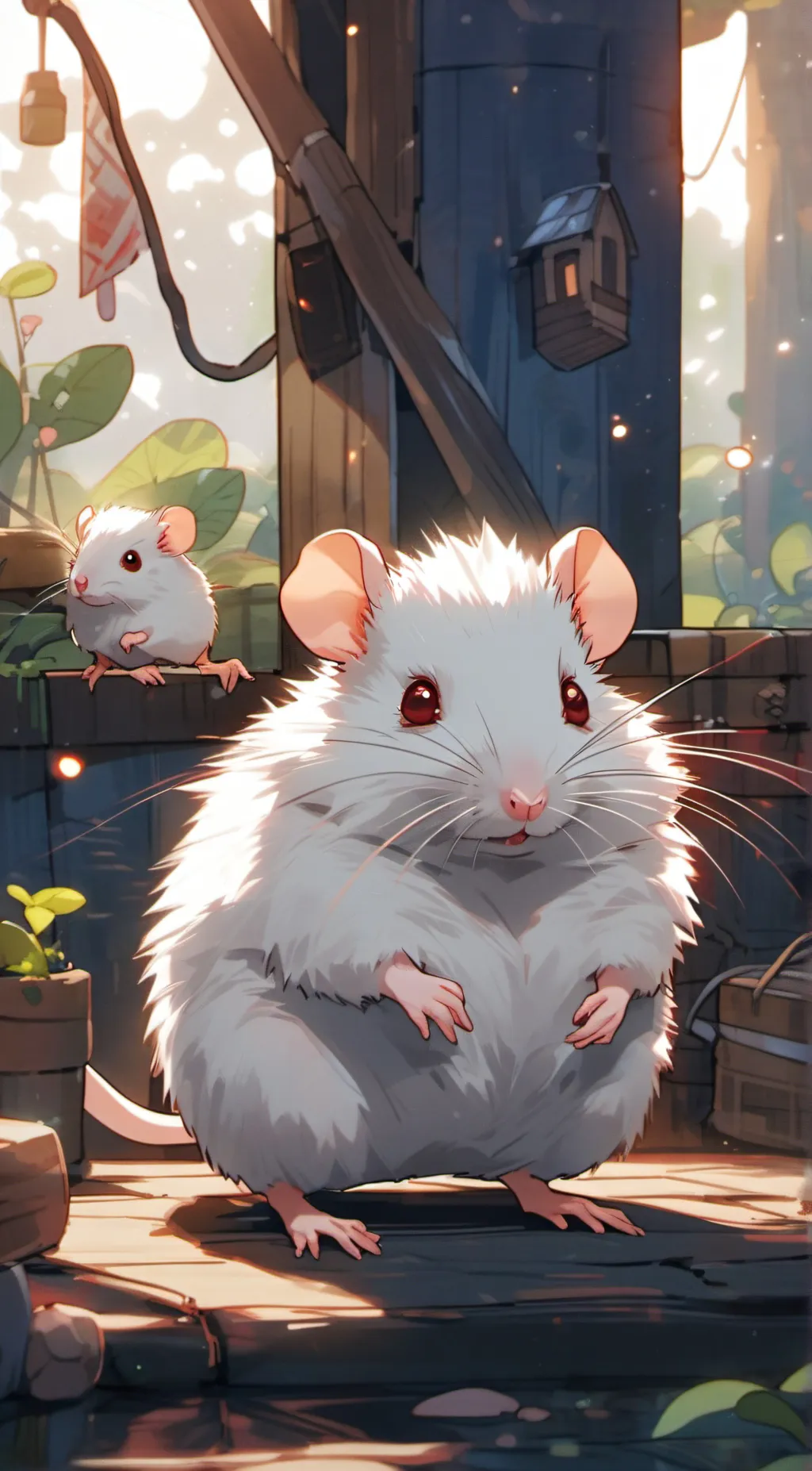 ai character: Hammy background