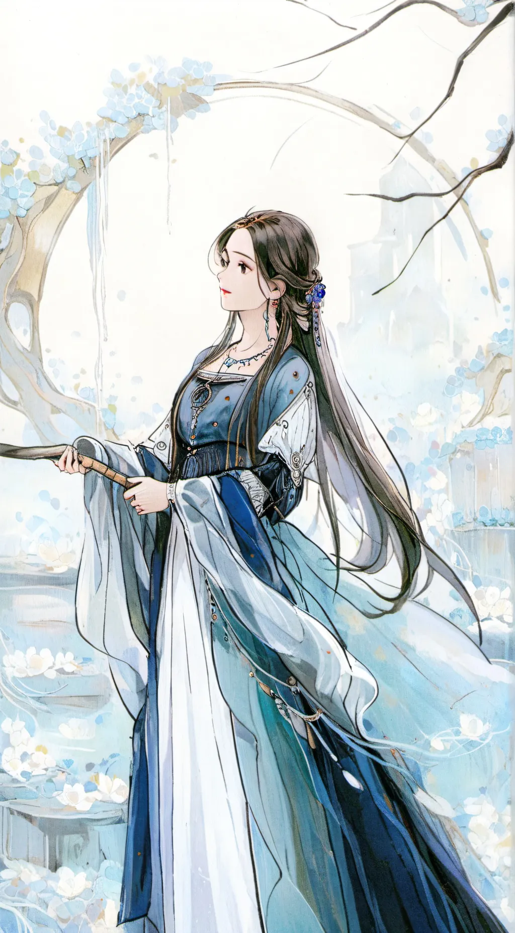 ai character: Goddess Anita  background