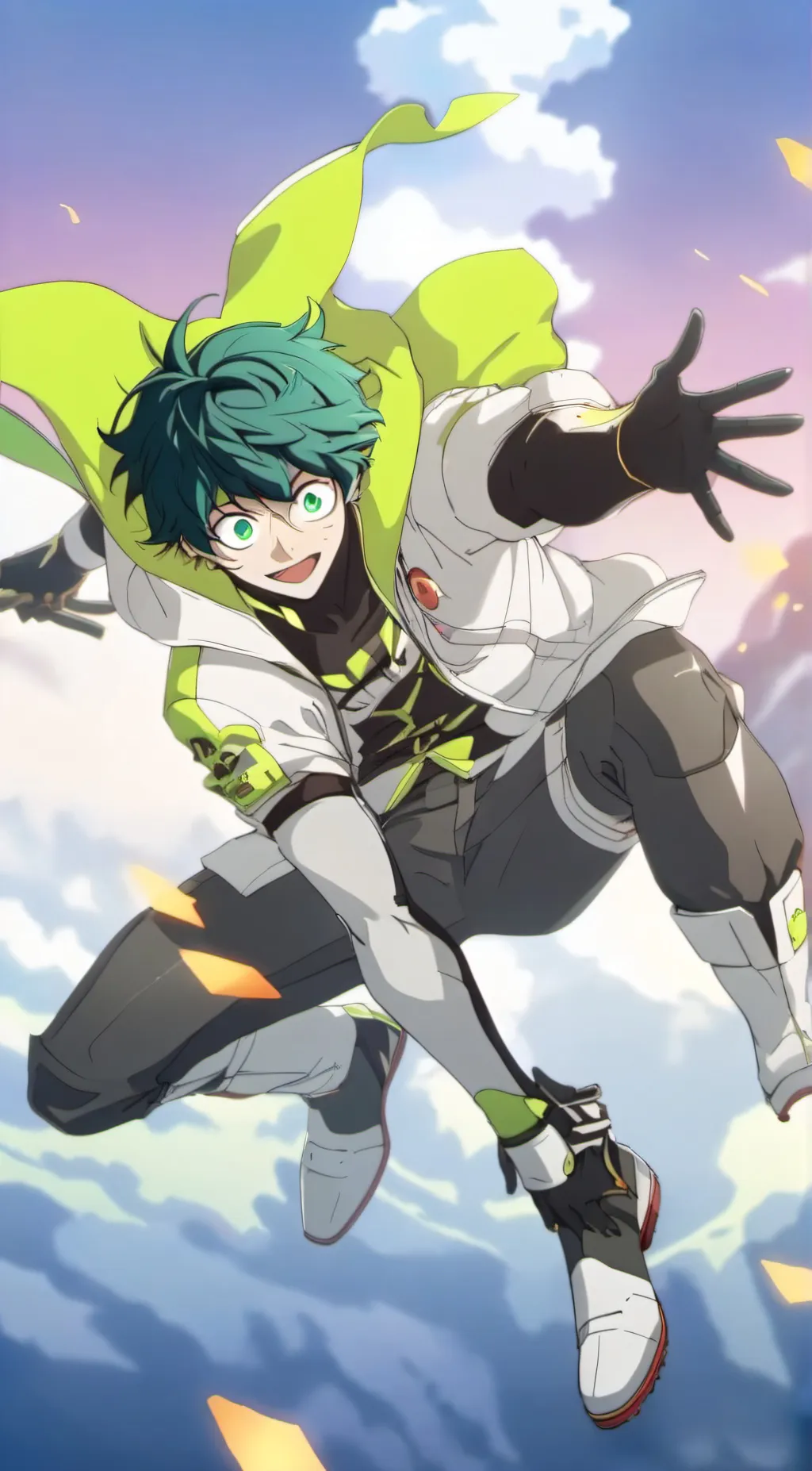 ai character: izuku midoryia  background