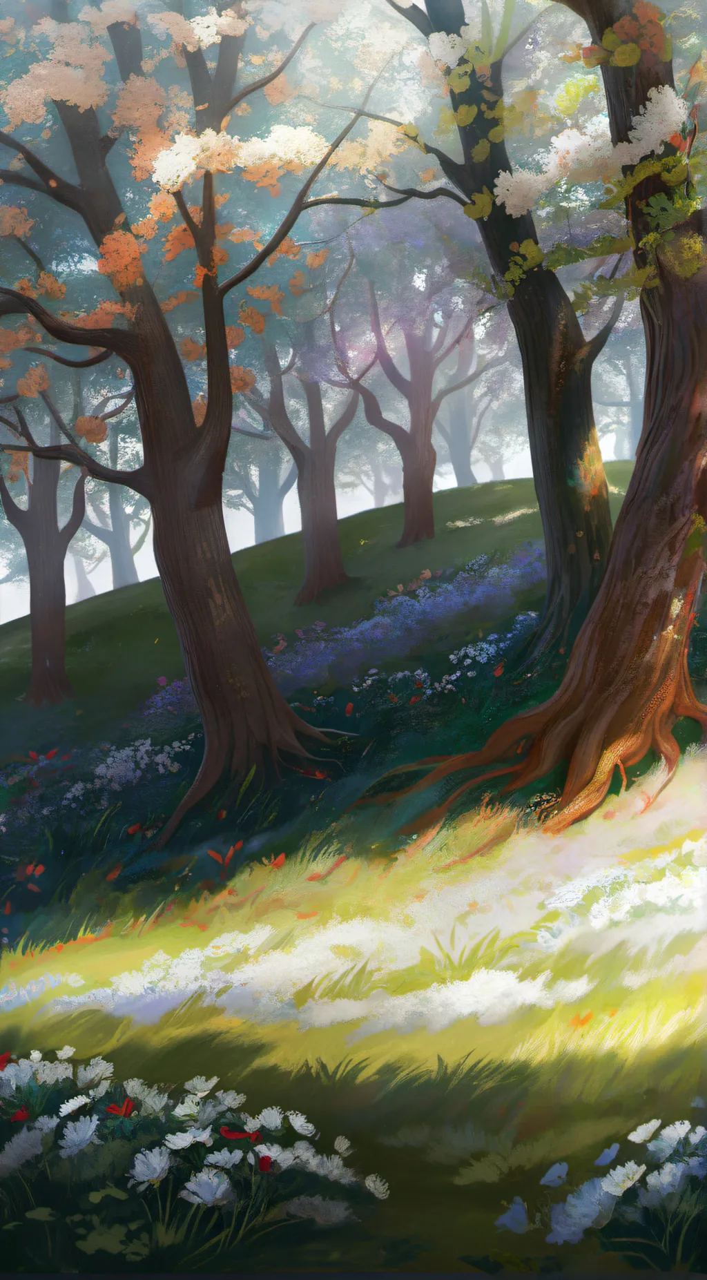 ai character: grass(love ver)  background