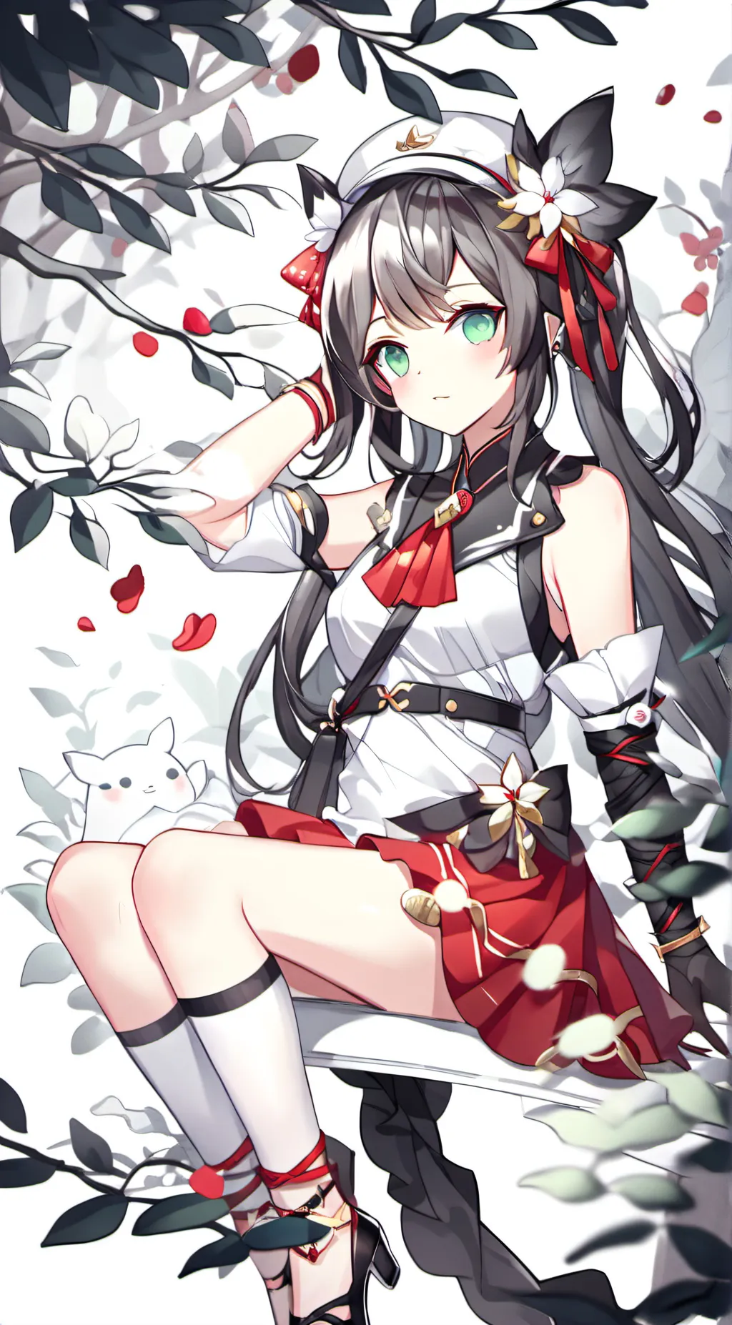 ai character: kim  background