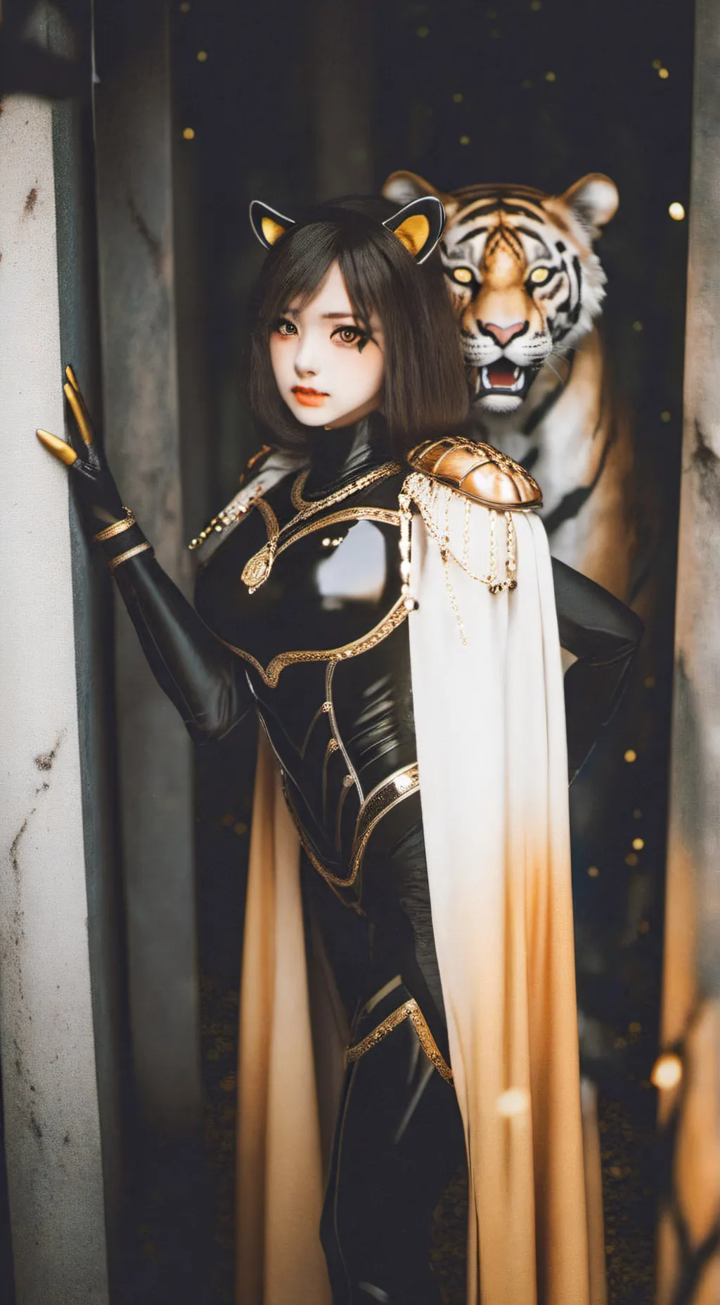 ai character: captain Natalie  background