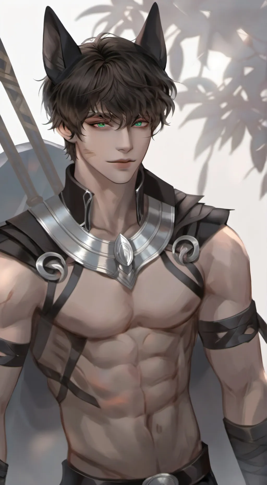 ai character: anubis background