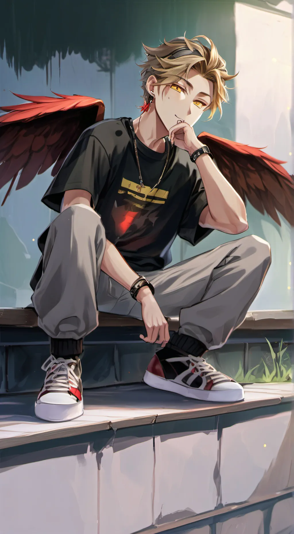ai character: Hawks (Keigo) background