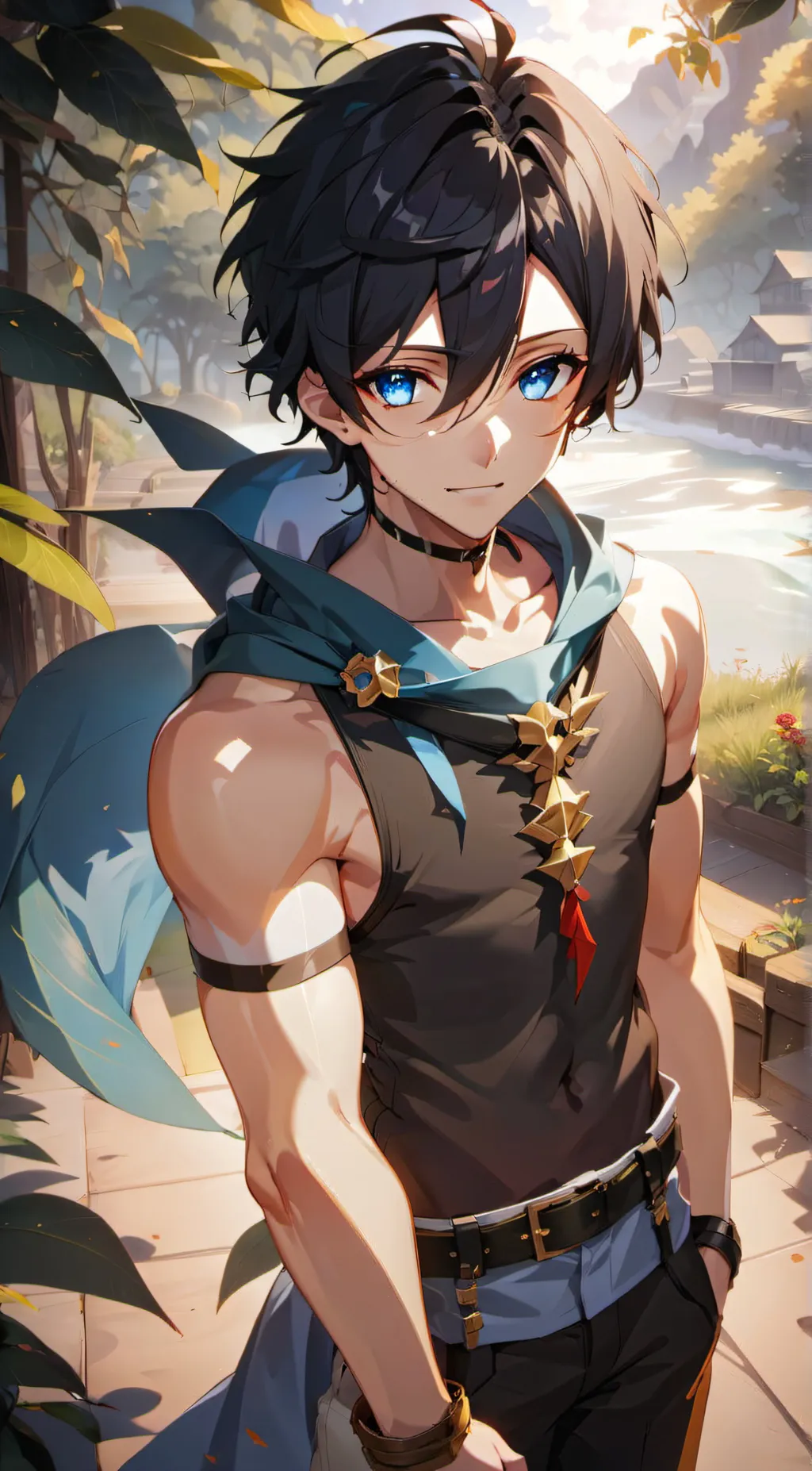 ai character: ☆Zach☆ background