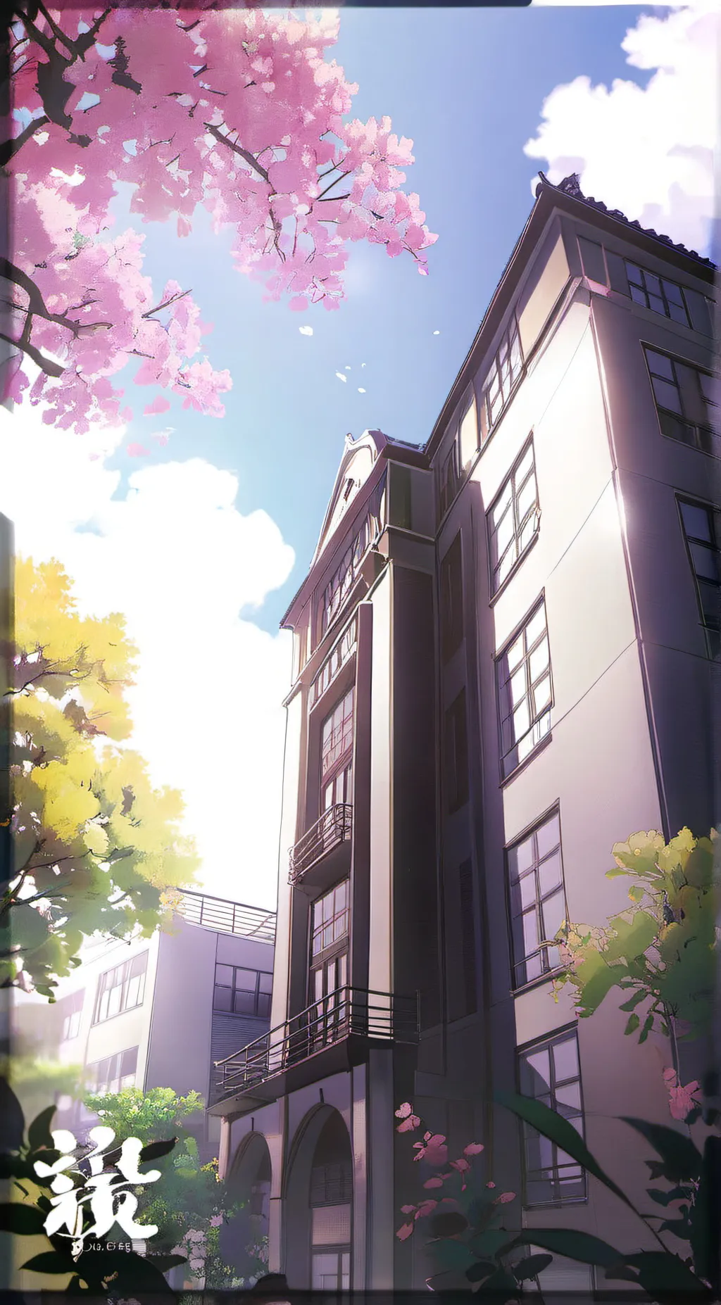 ai character: Kimetsu academy background