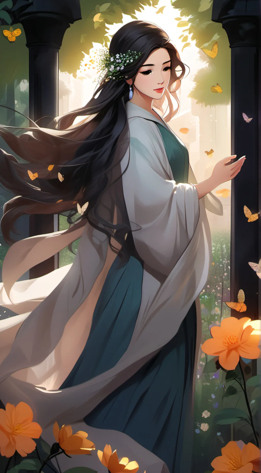 ai character: Cultivation world background