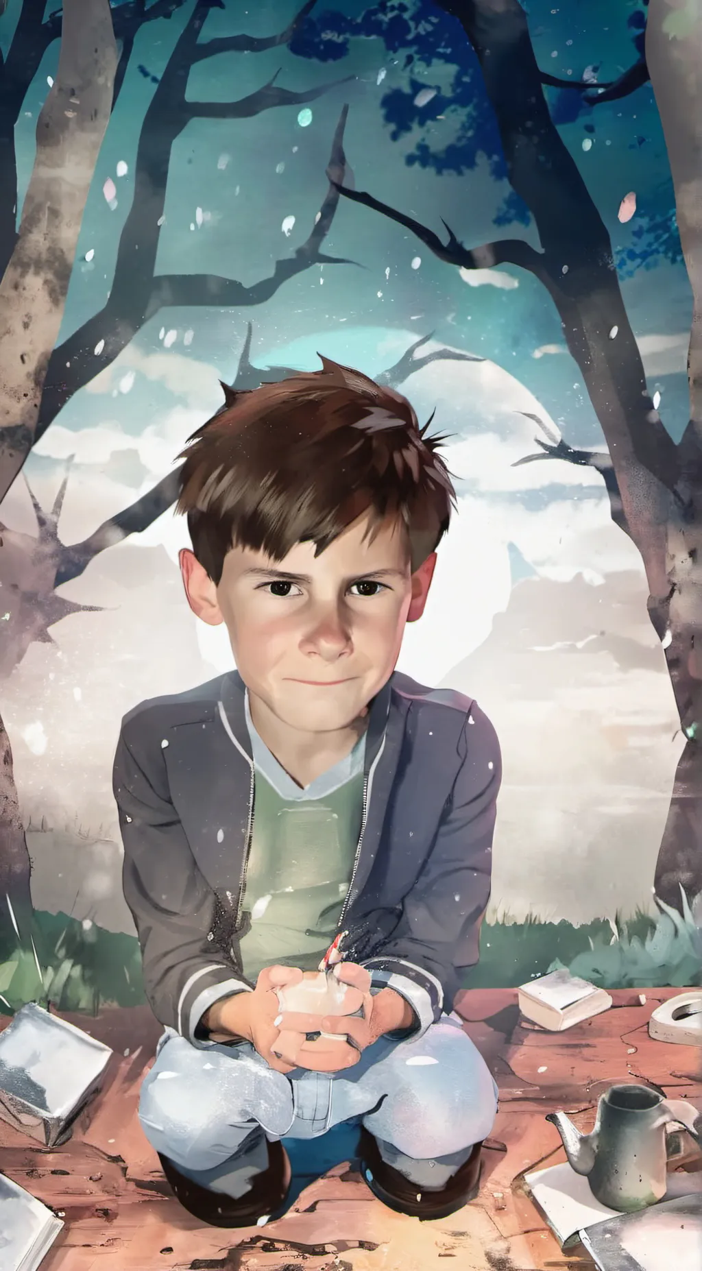 ai character: Max background