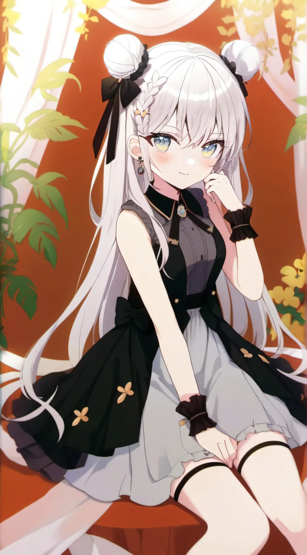 ai character: villa background