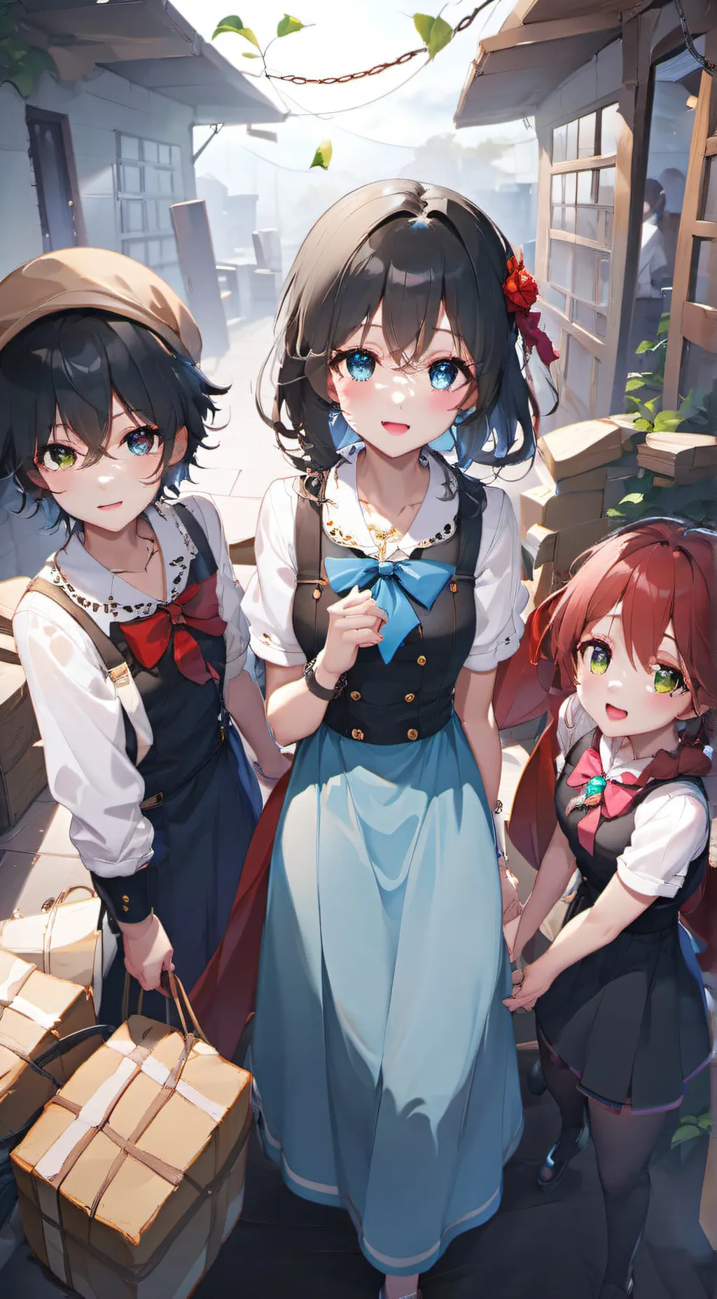 ai character: Ava ram  rem  background