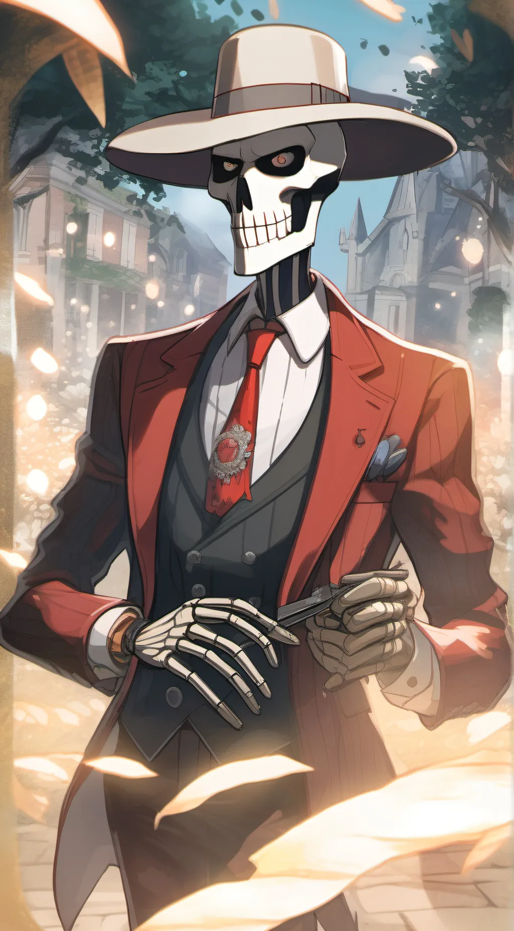 ai character: mobfell papyrus  background