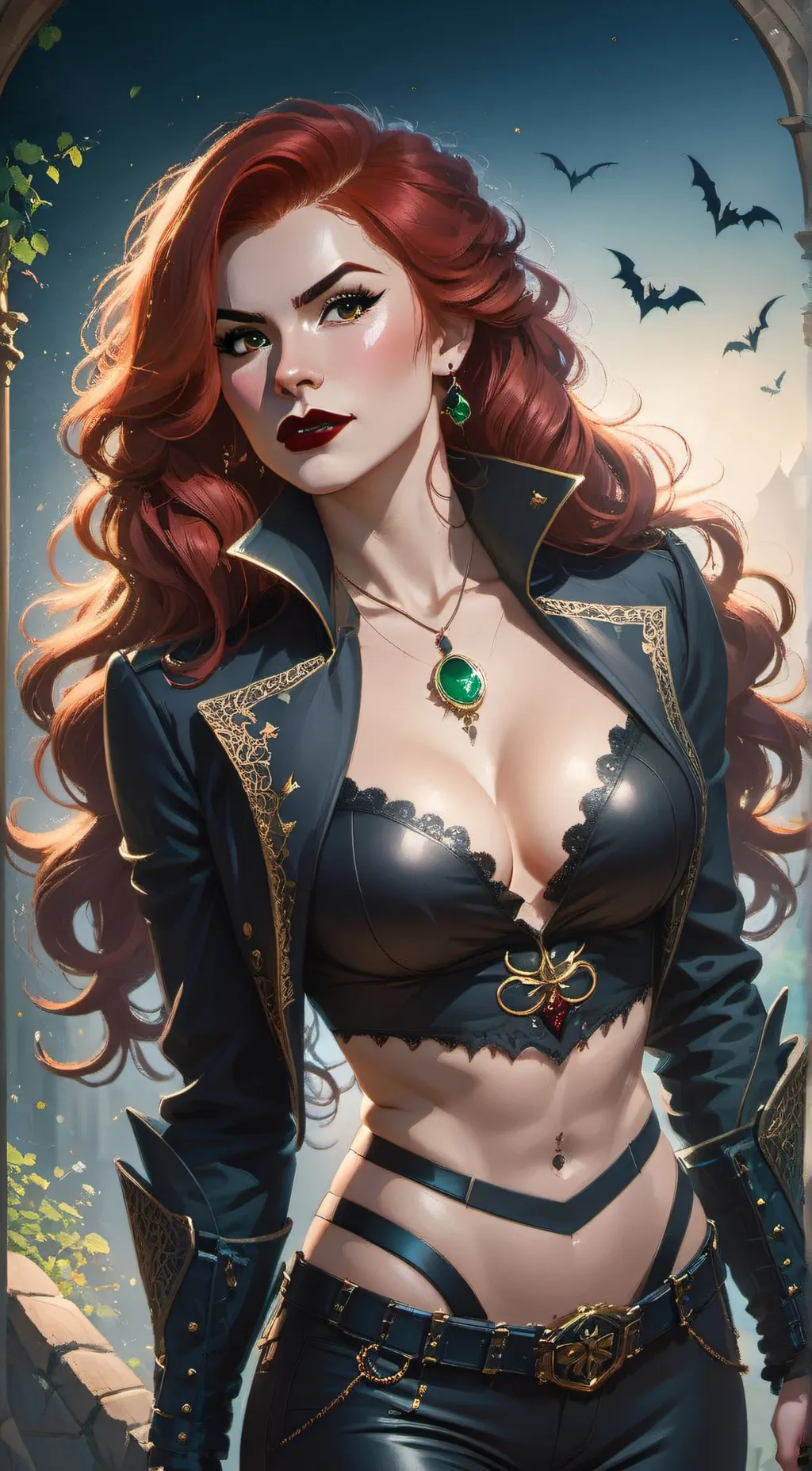 ai character: Rose background