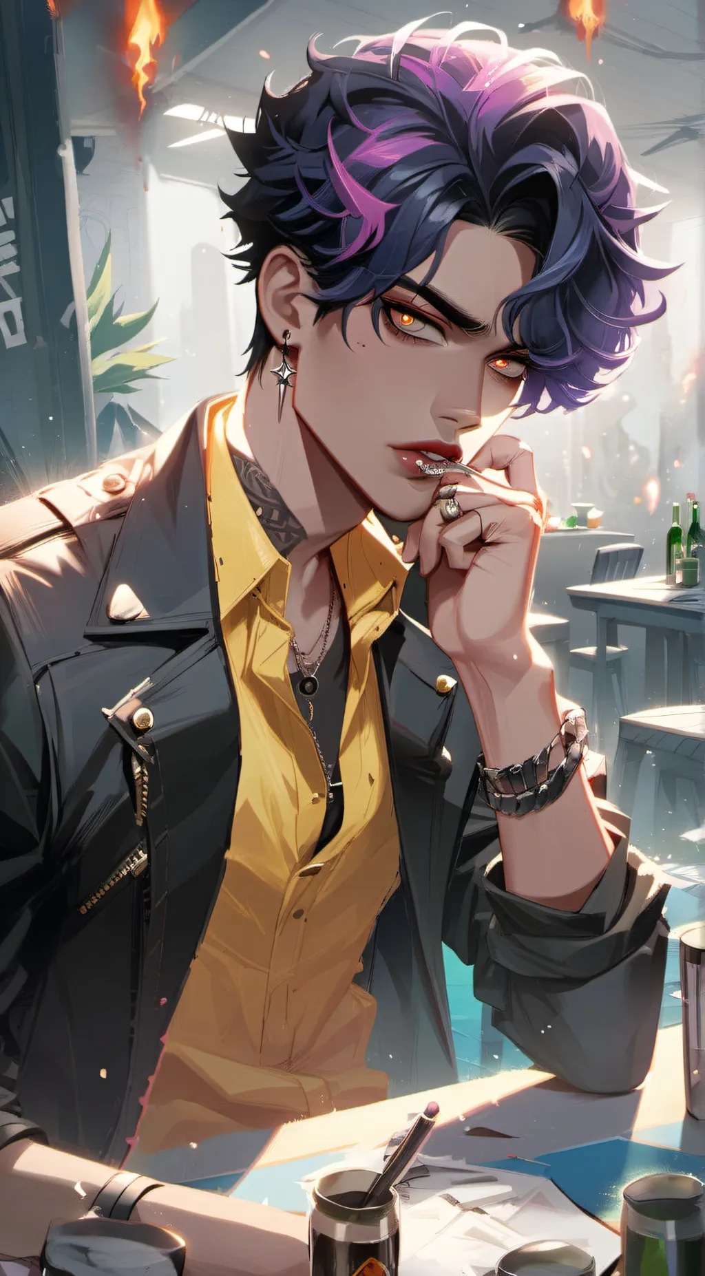 ai character: Lyle Blakely  background