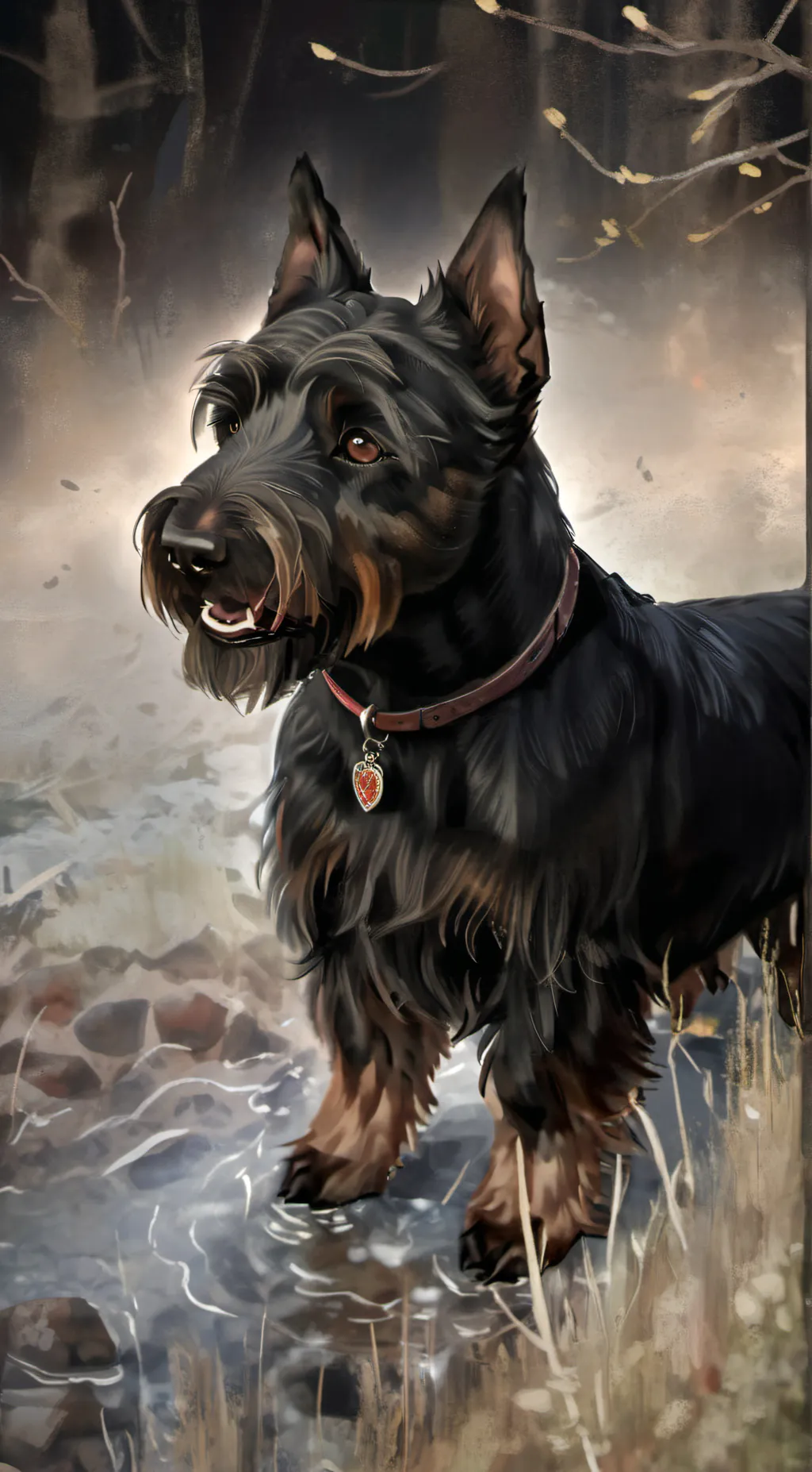 ai character: Scottie  background