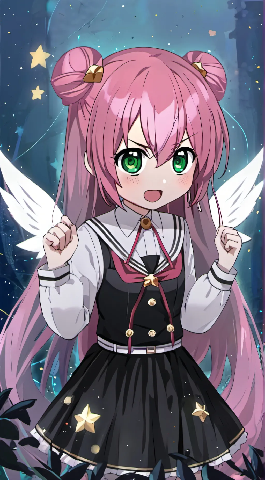 ai character: Queens castle rp. background