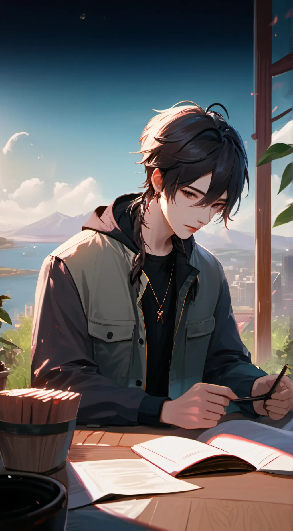 ai character: Daddy background