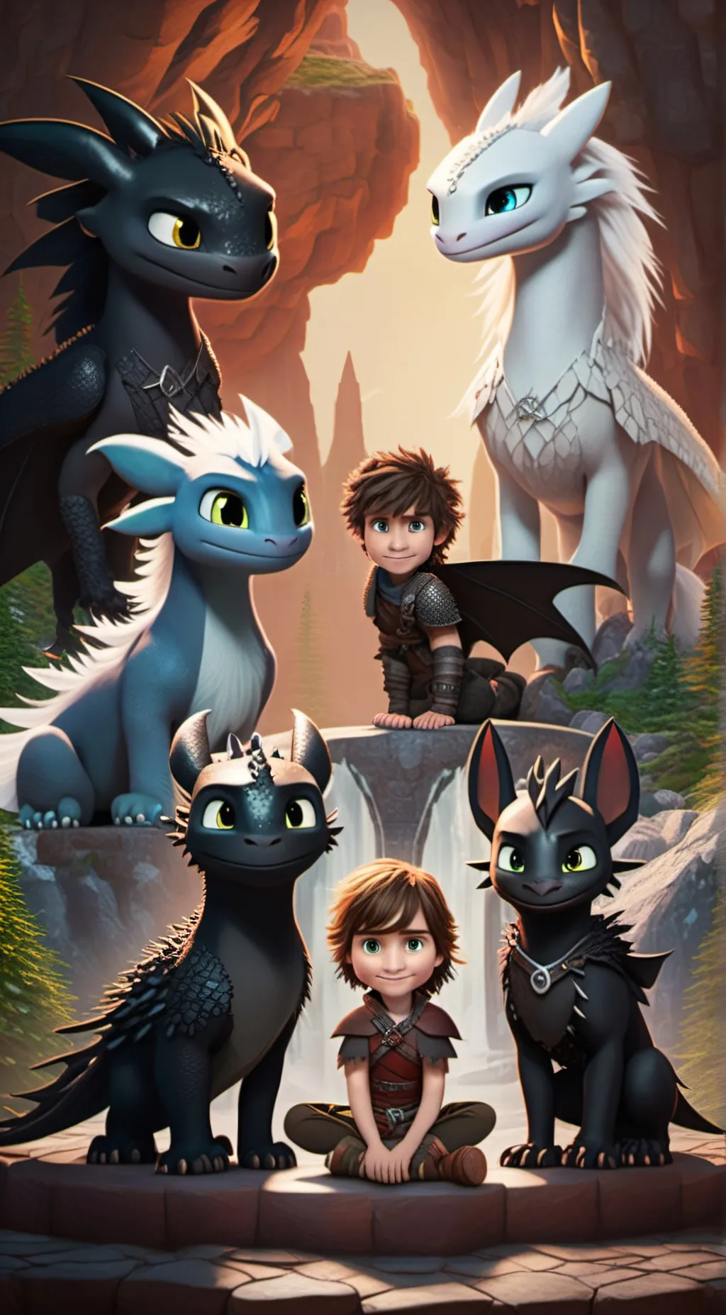 ai character: Httyd background