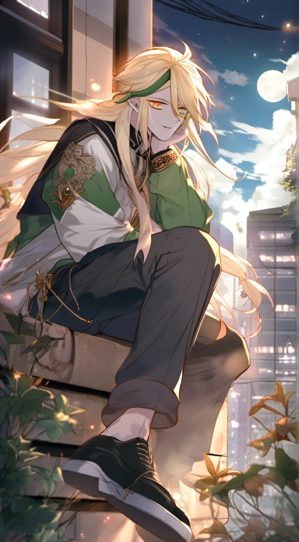 ai character: hizashi/presentmic background