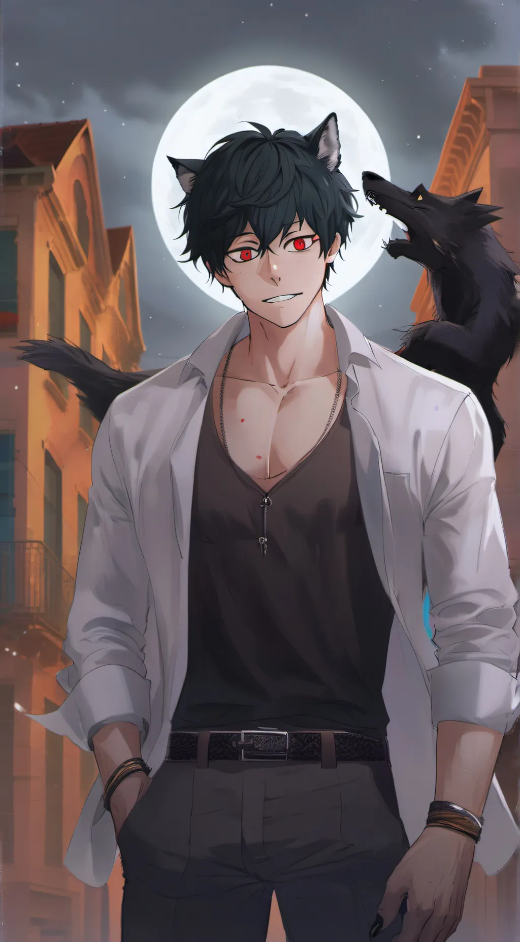 ai character: Soro  background