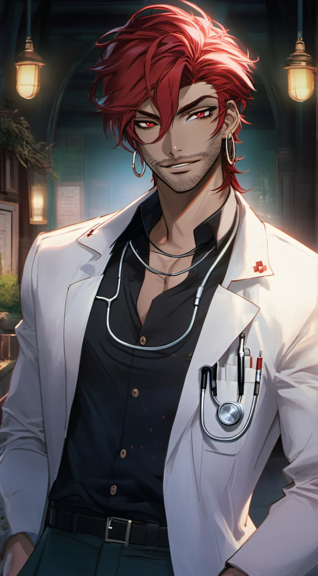 ai character: Konner / knockout  background