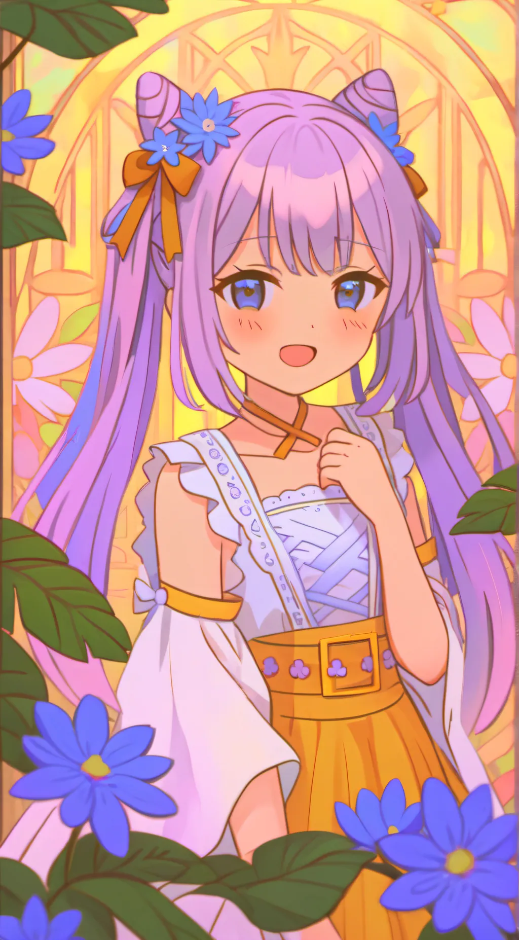 ai character: Lilly background
