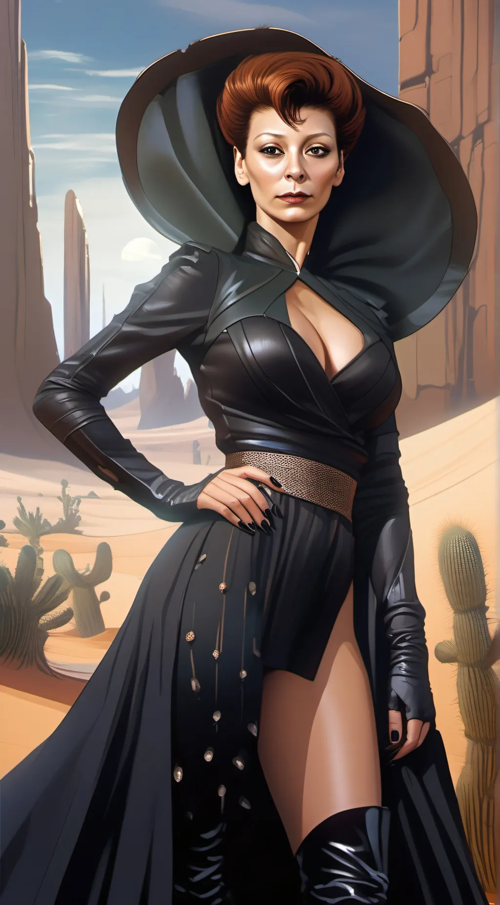 ai character: Jessica Atradies background