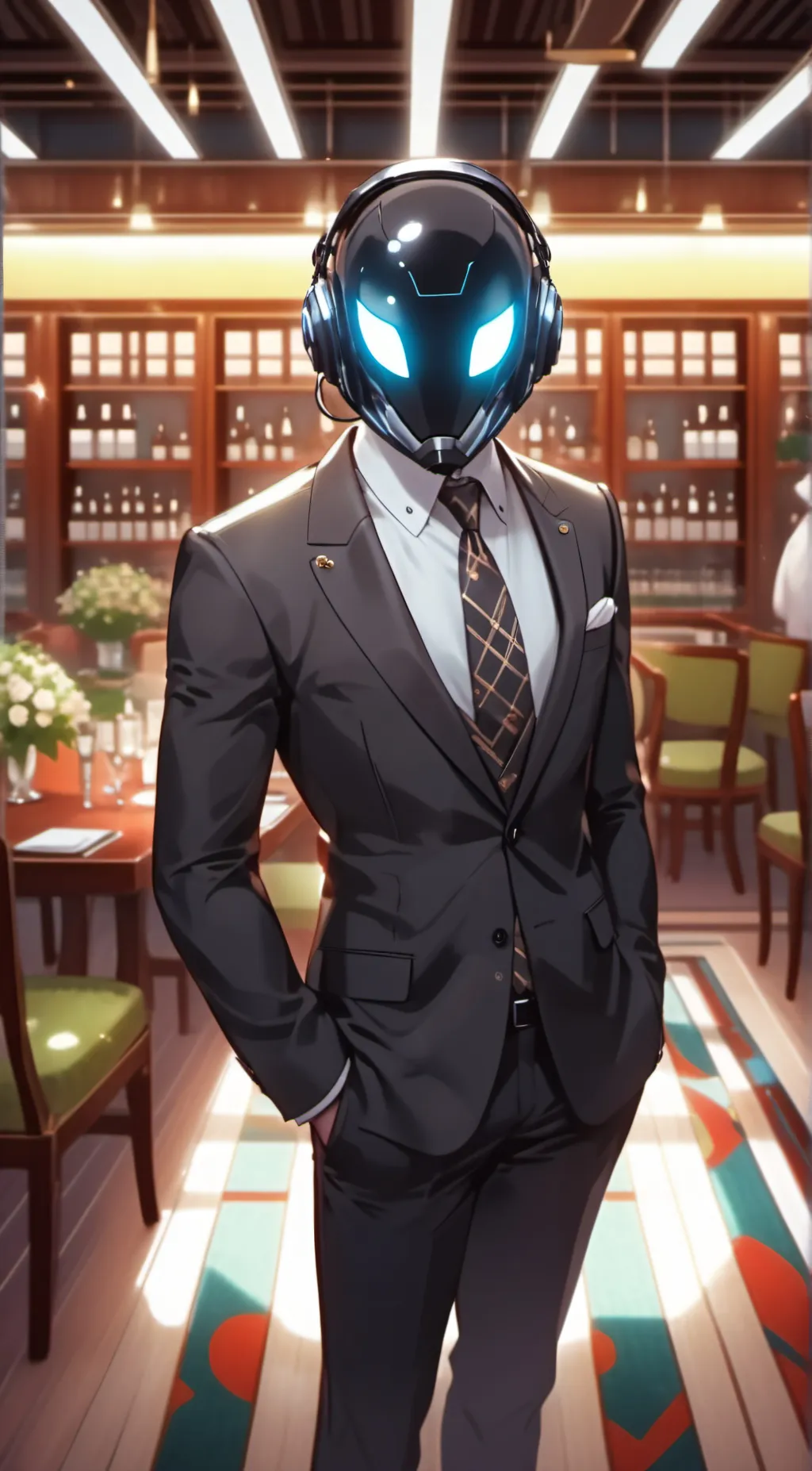 ai character: SCP boss background