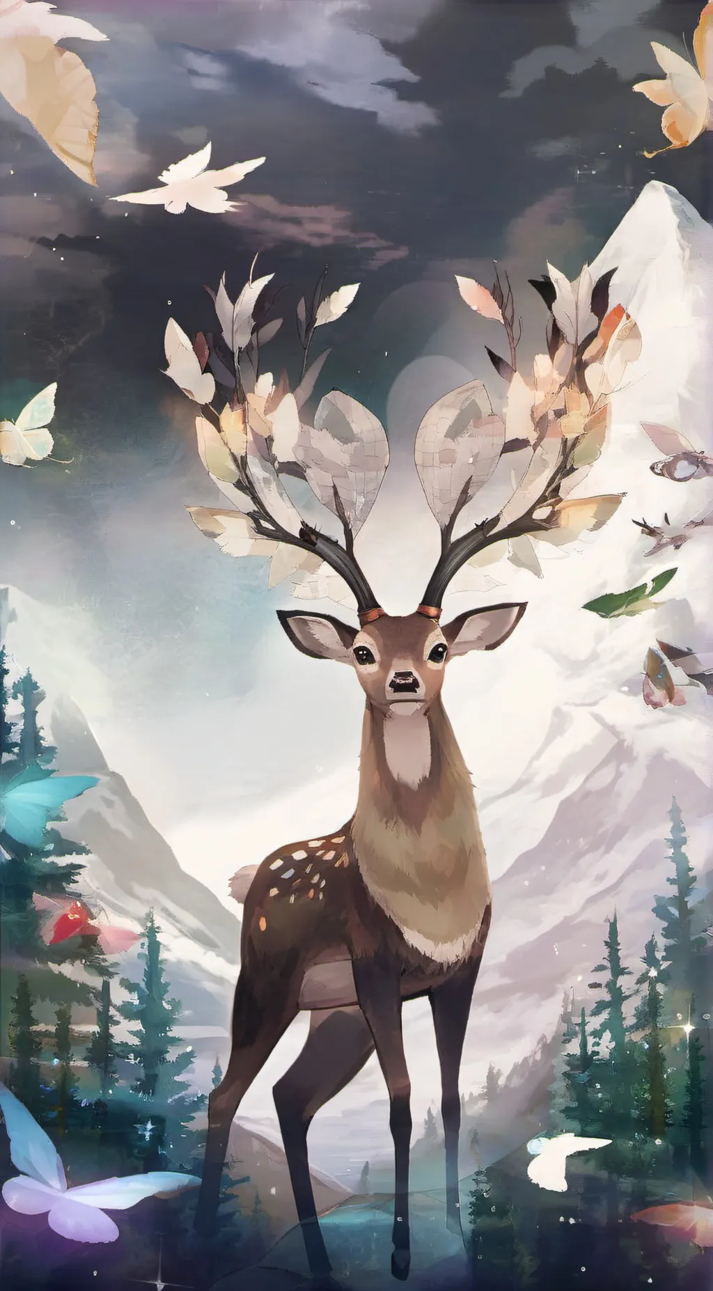 ai character: dear background