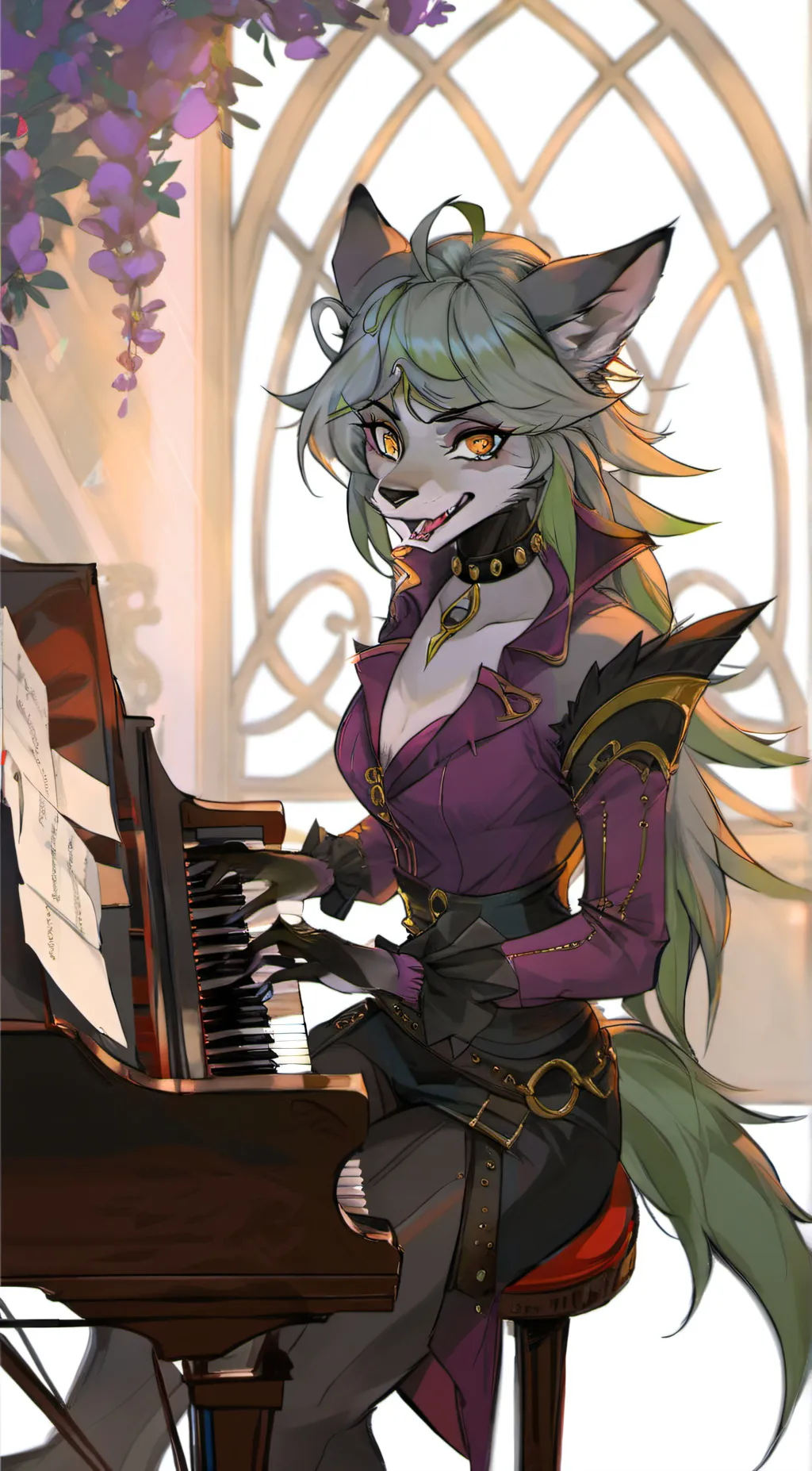 ai character: Roxann wolf background