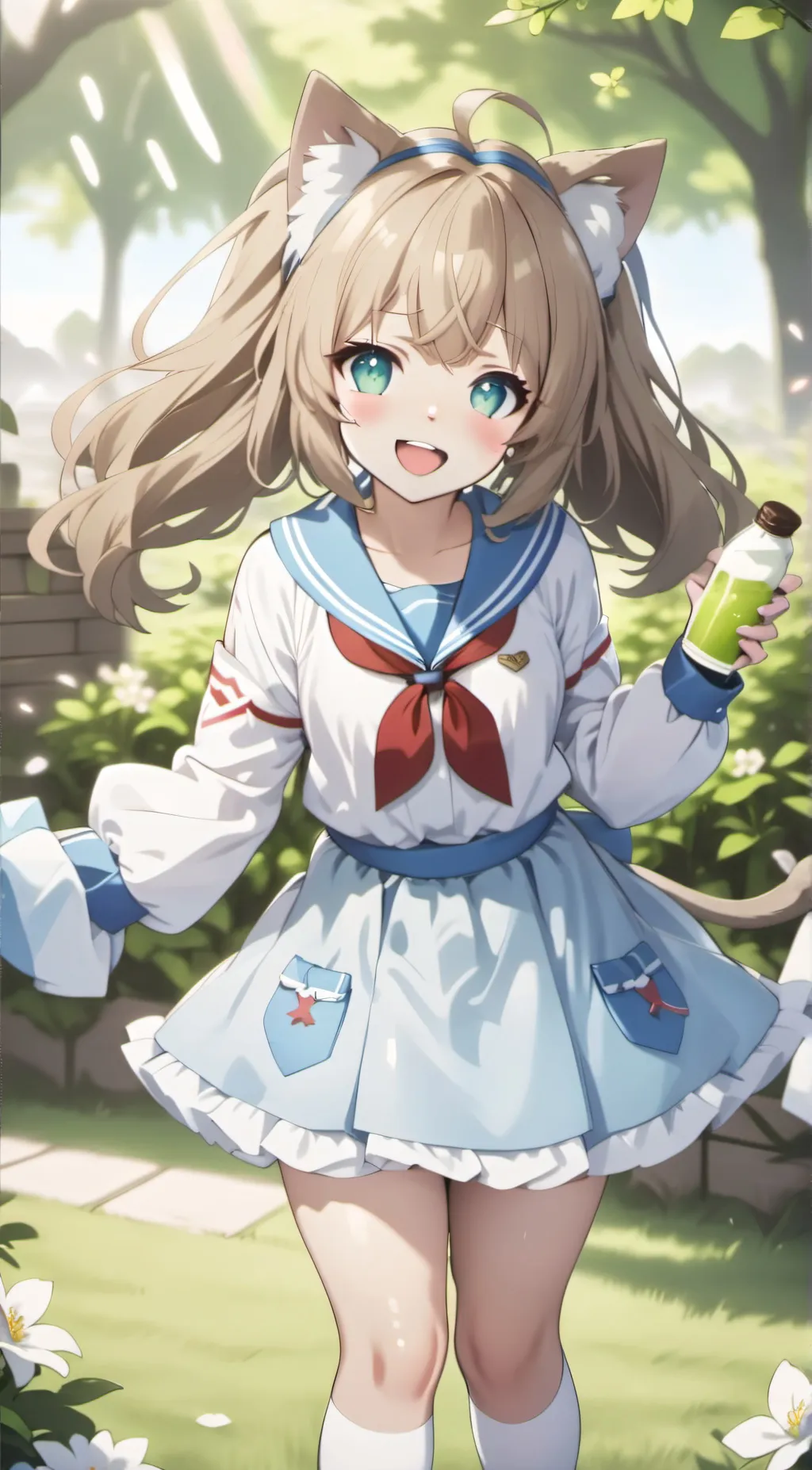 ai character: rose background