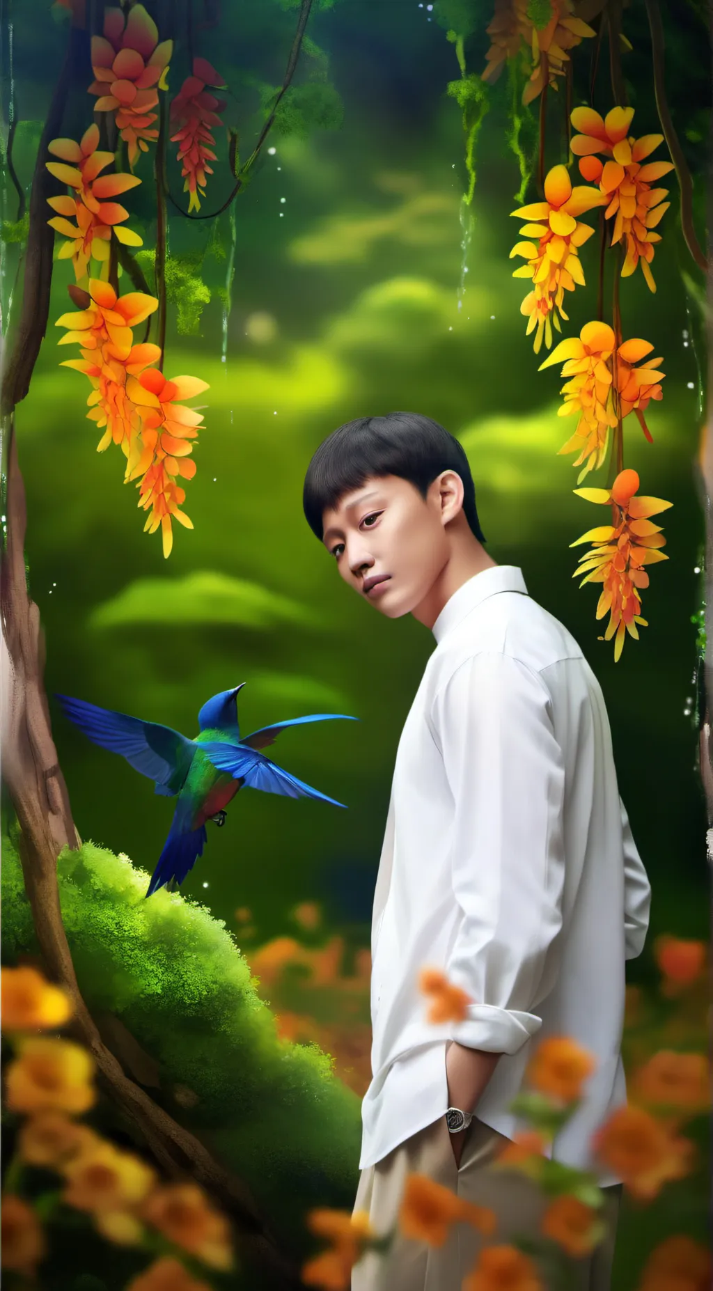 ai character: hope background